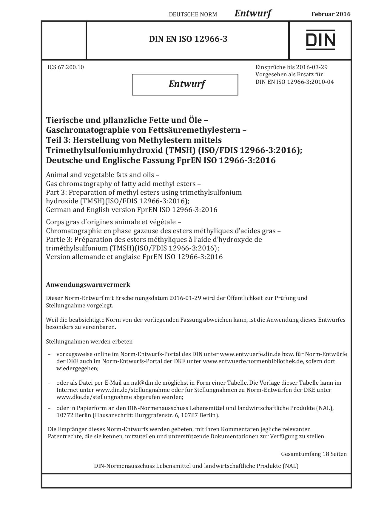 DIN EN ISO 12966-3 E:2016-02封面图