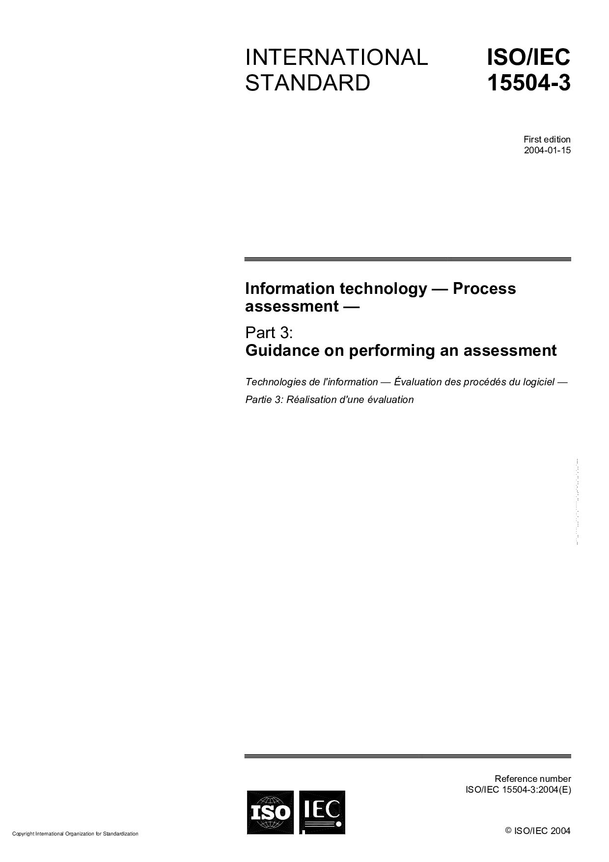 ISO/IEC 15504-3:2004封面图