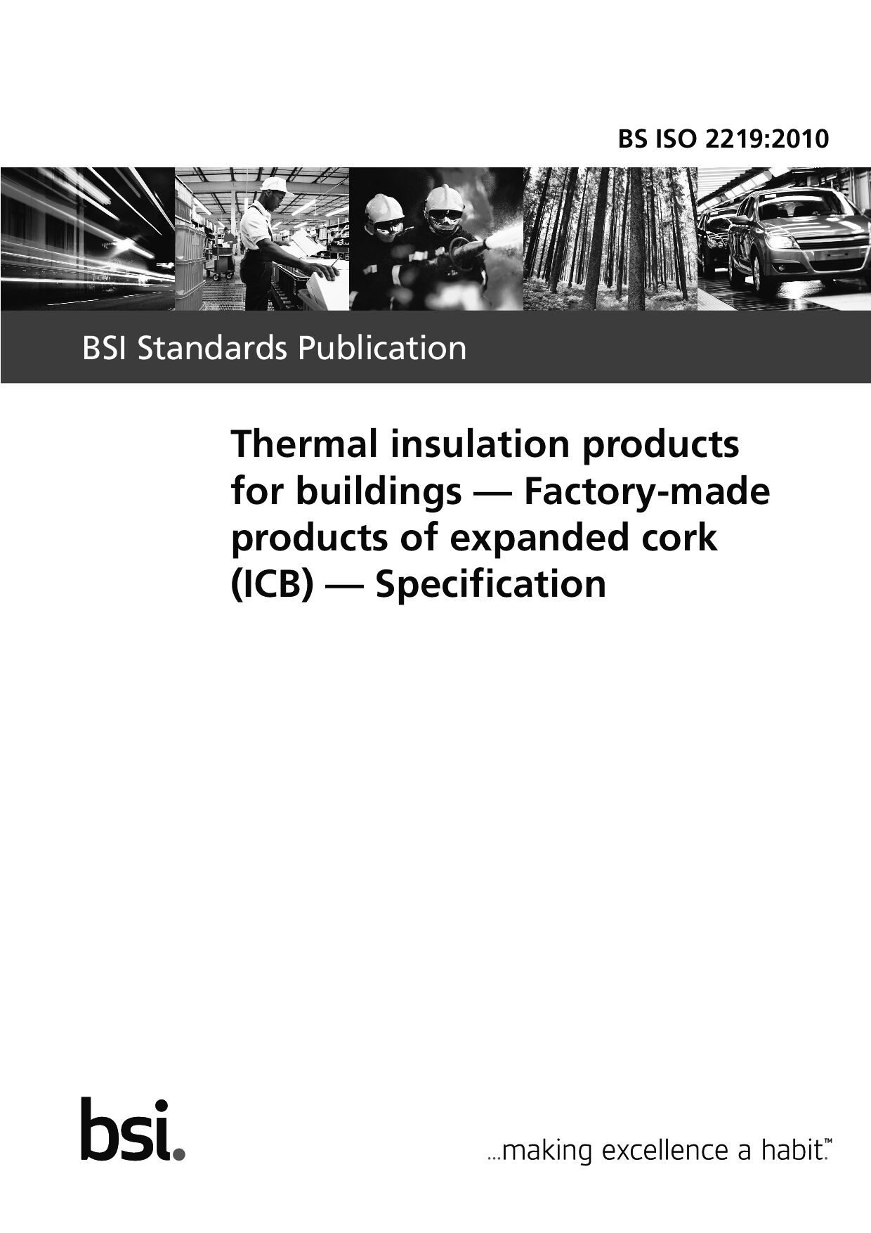 BS ISO 2219:2010封面图