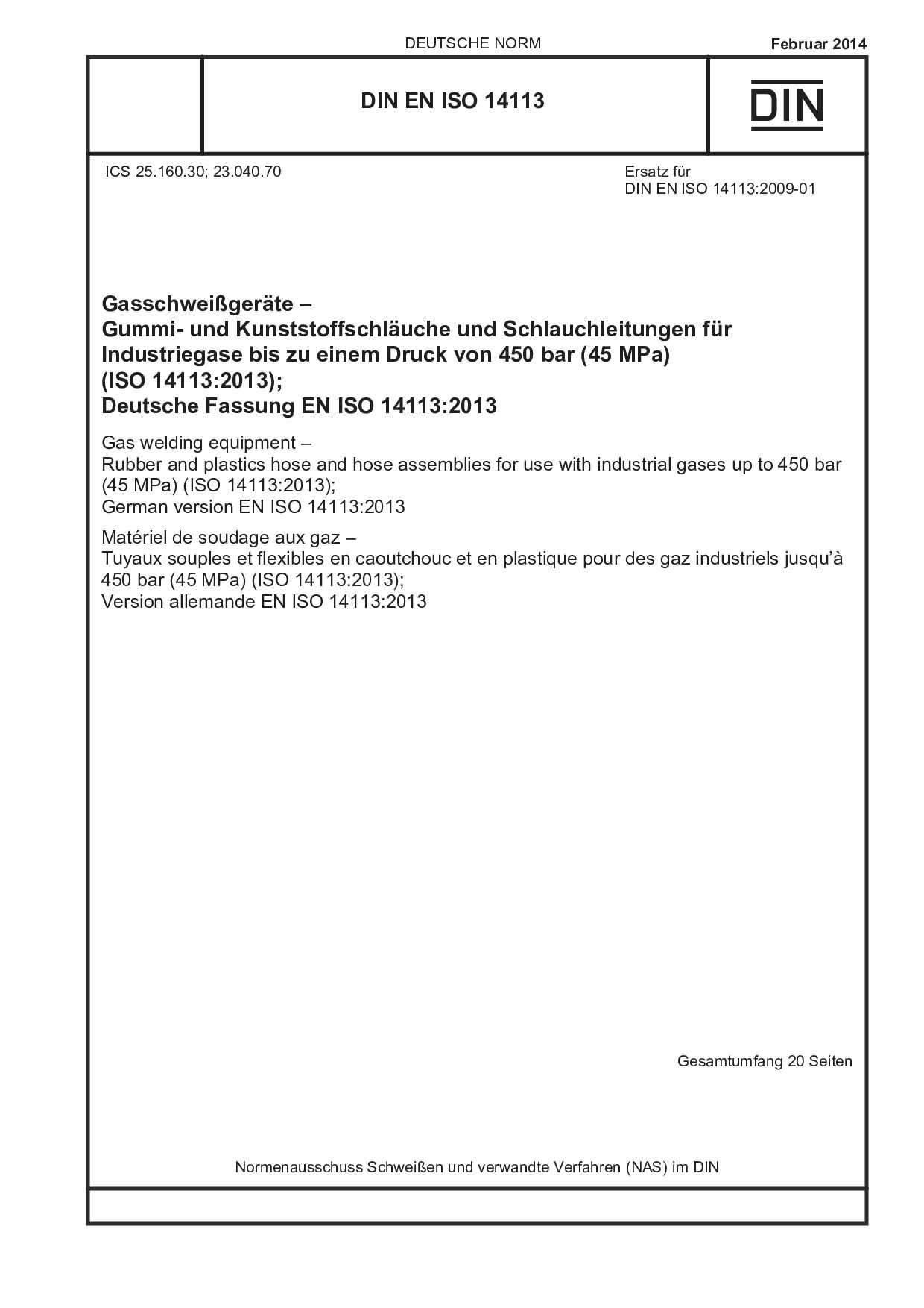 DIN EN ISO 14113:2014封面图