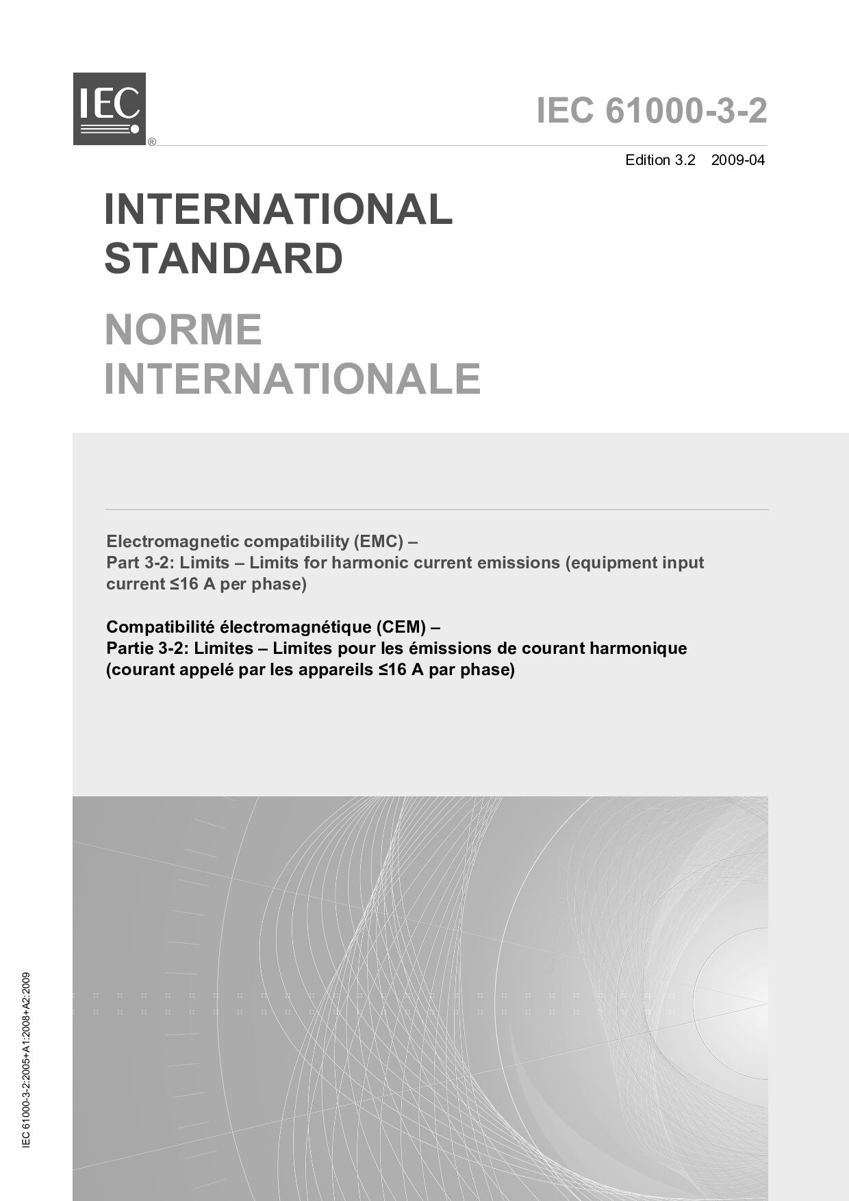 IEC 61000-3-2:2009封面图