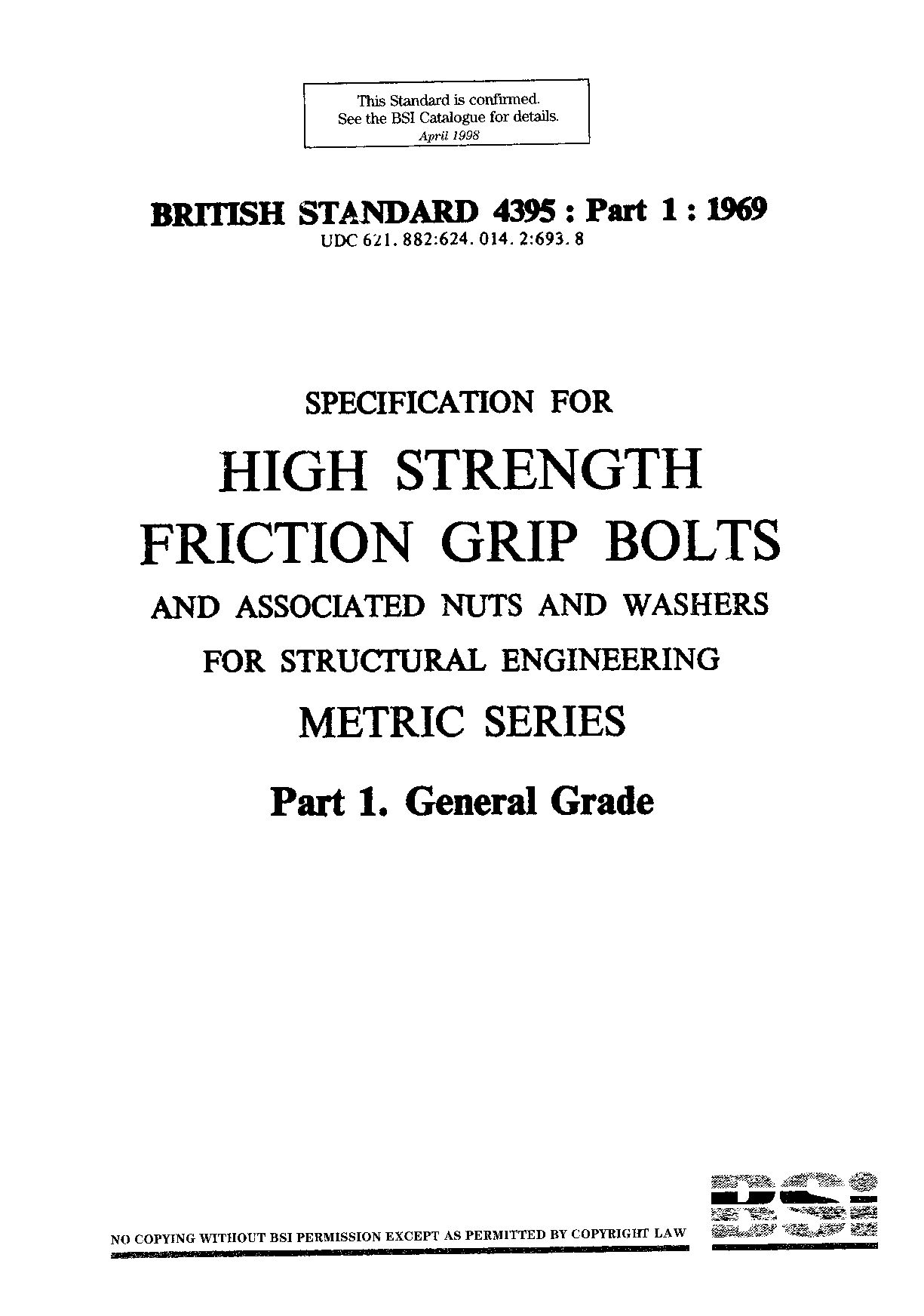 BS 4395-1:1969封面图