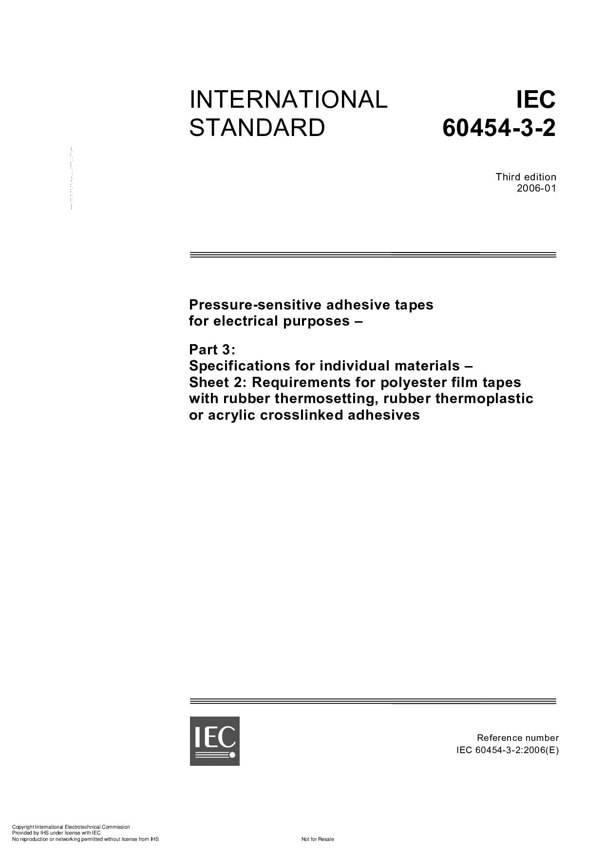 IEC 60454-3-2:2006