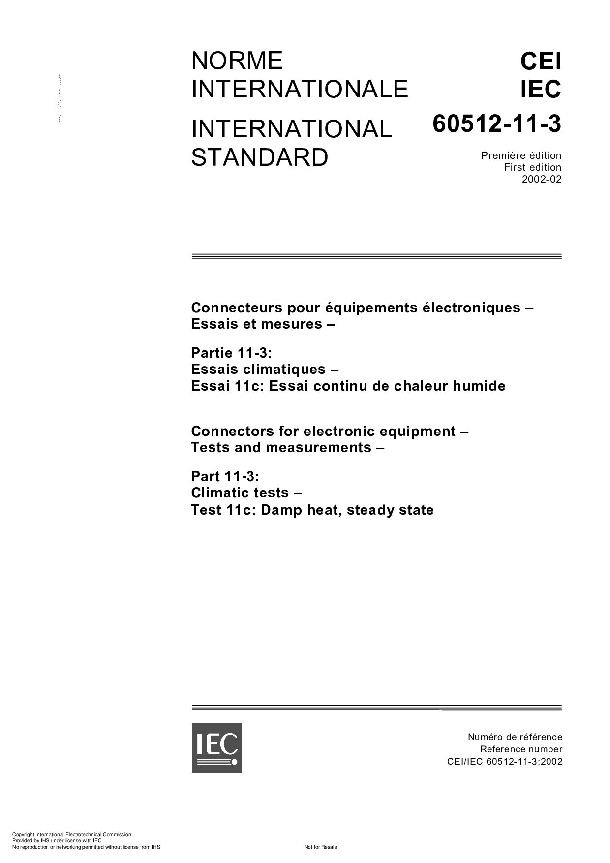 IEC 60512-11-3:2002封面图