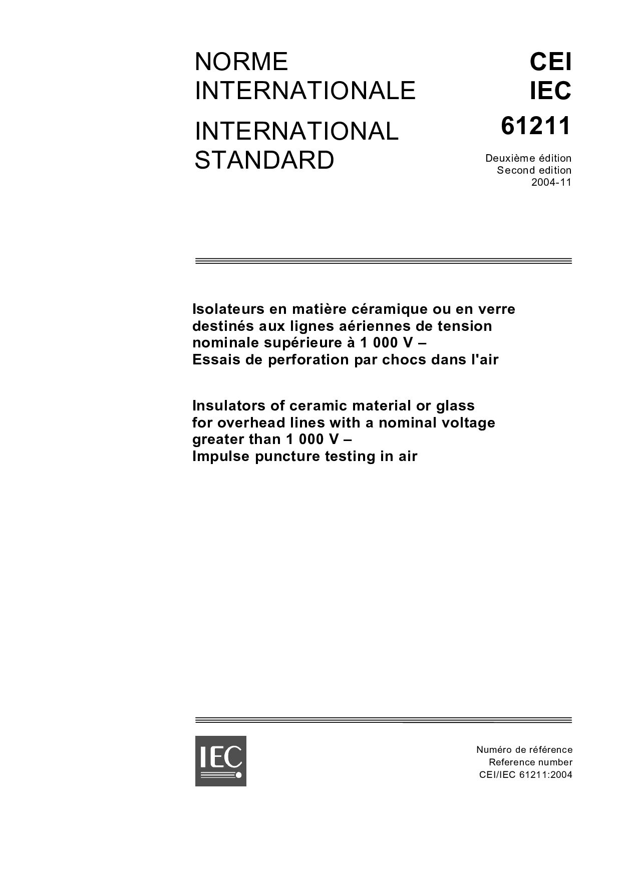 IEC 61211:2004封面图