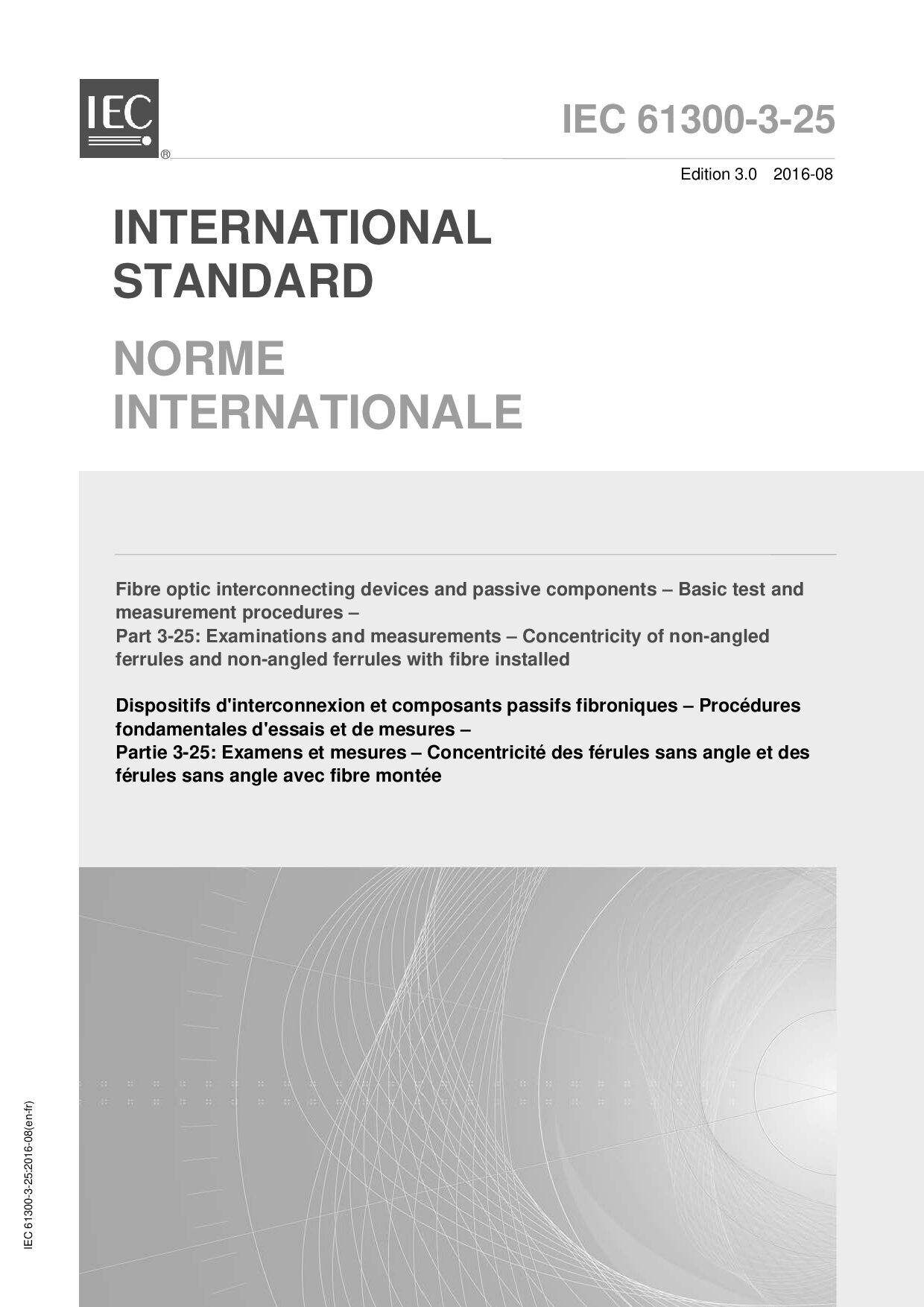 IEC 61300-3-25:2016封面图