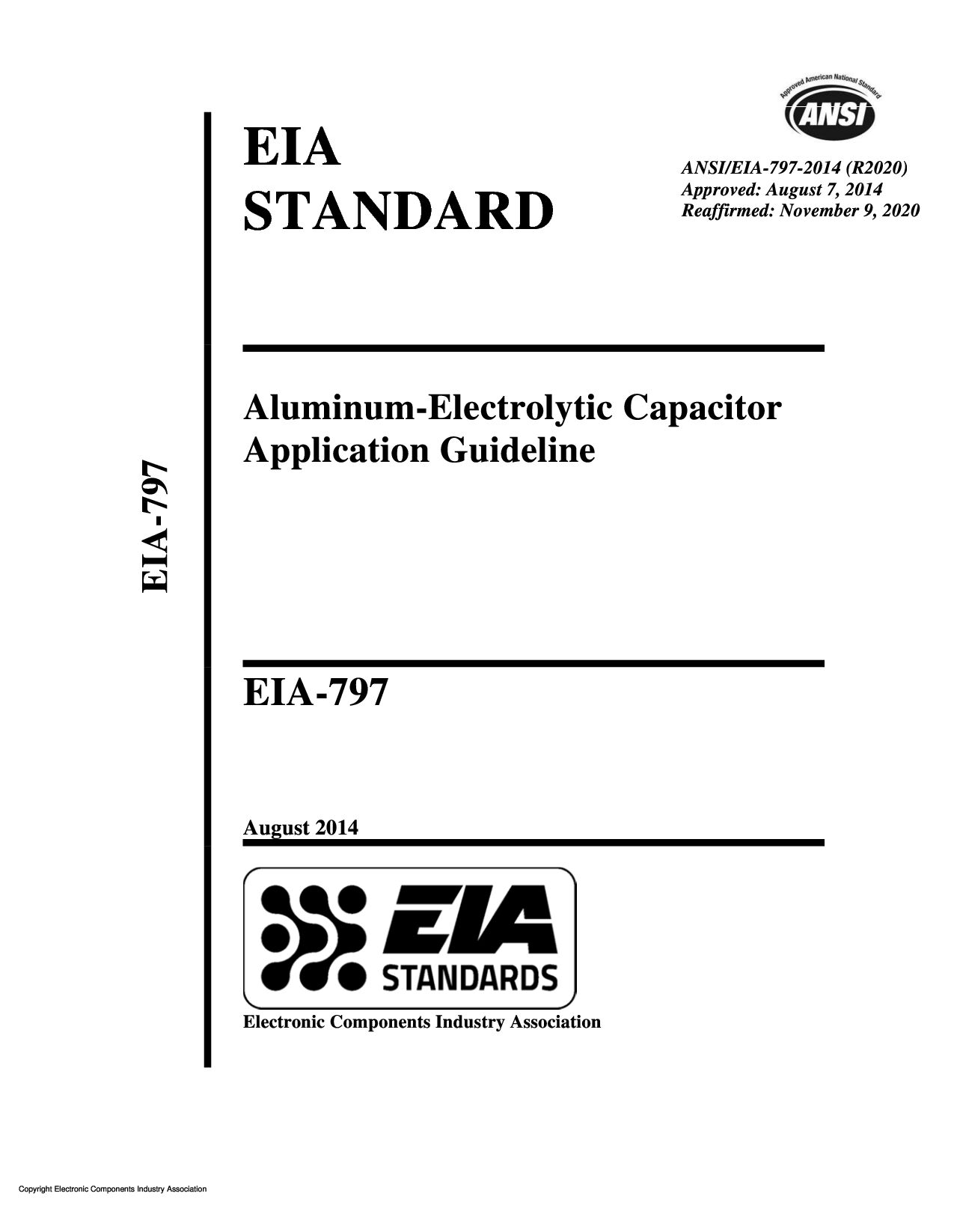 ANSI/EIA 797:2014(2020)封面图