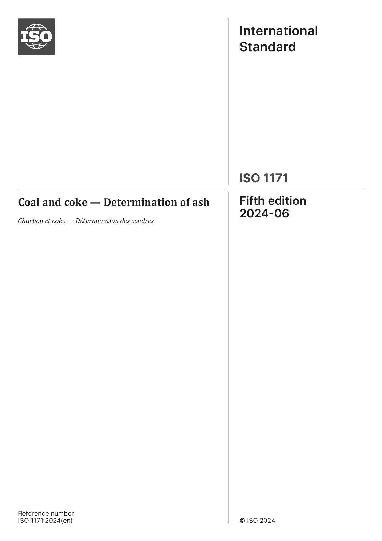 ISO 1171:2024封面图