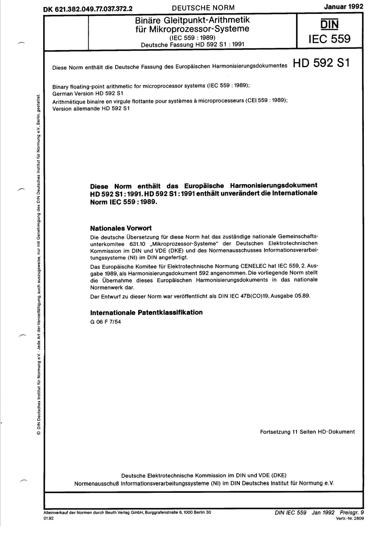 DIN IEC 60559:1992