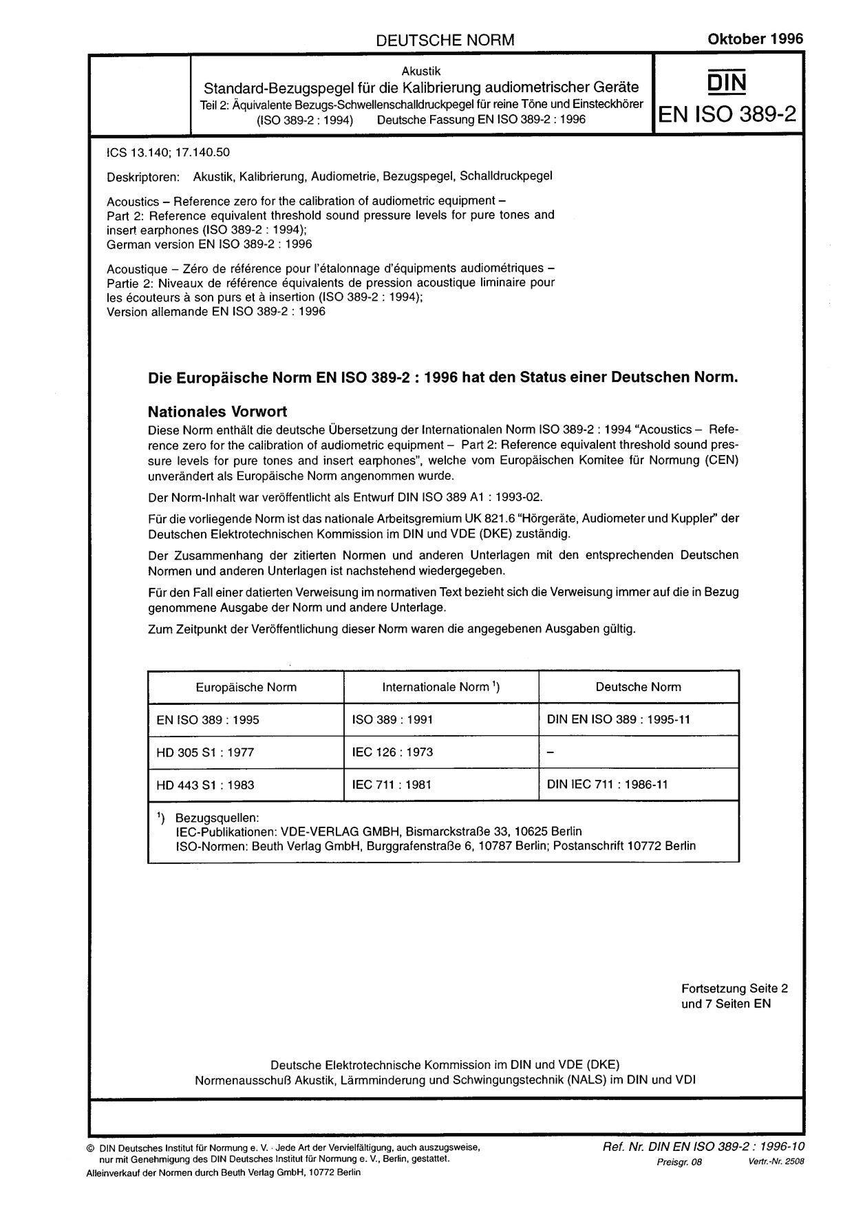 DIN EN ISO 389-2:1996
