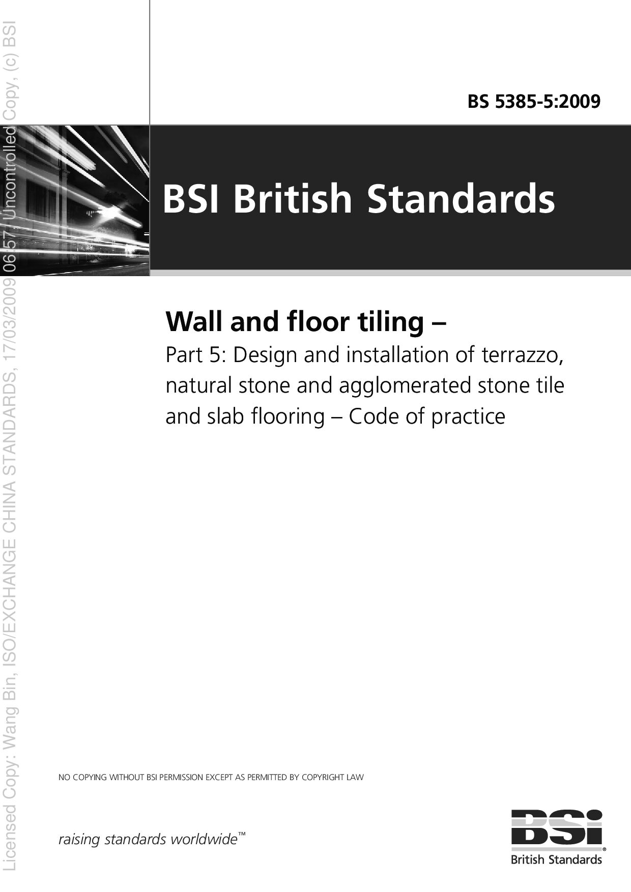 BS 5385-5:2009