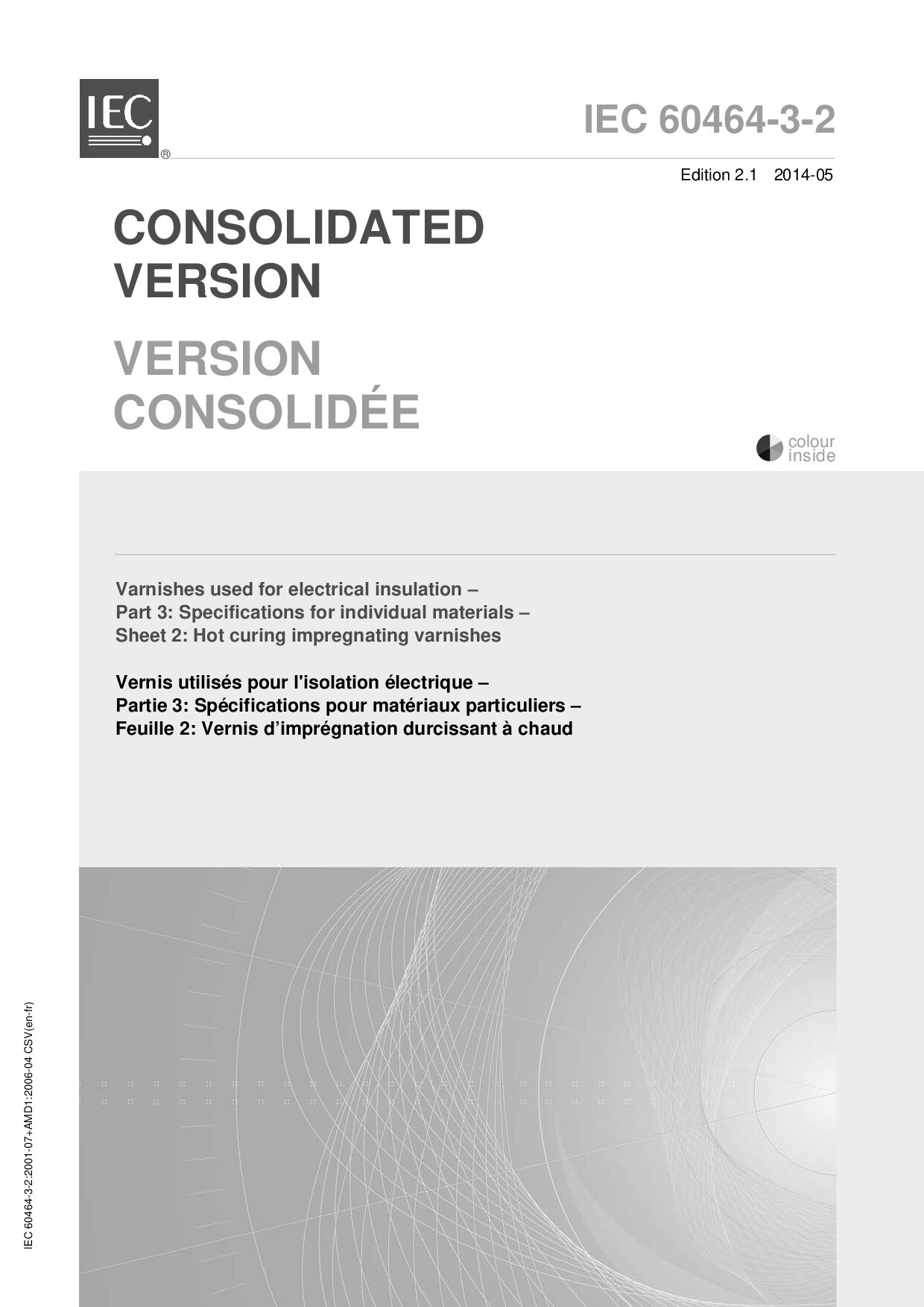 IEC 60464-3-2:2014封面图