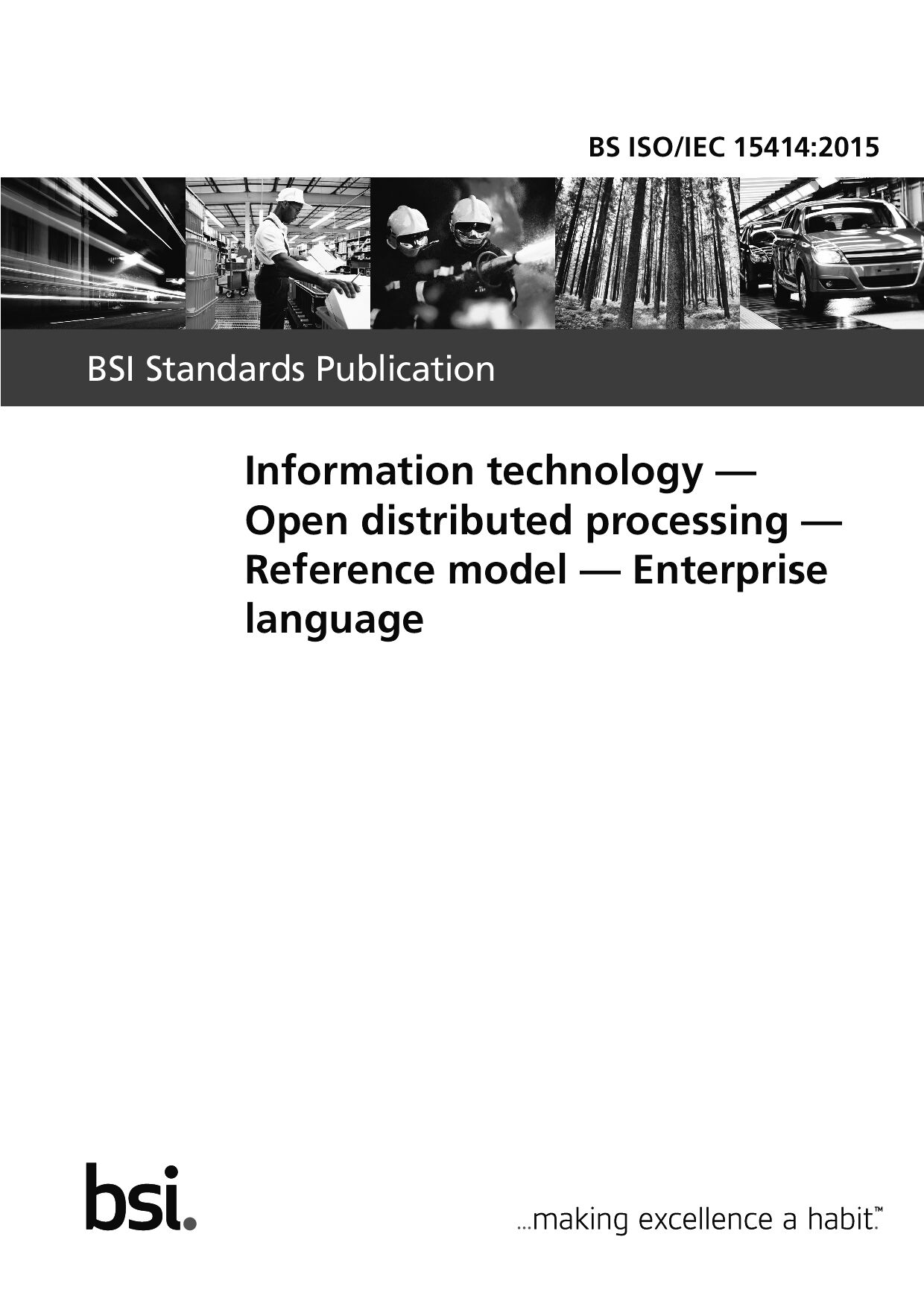 BS ISO/IEC 15414:2015封面图