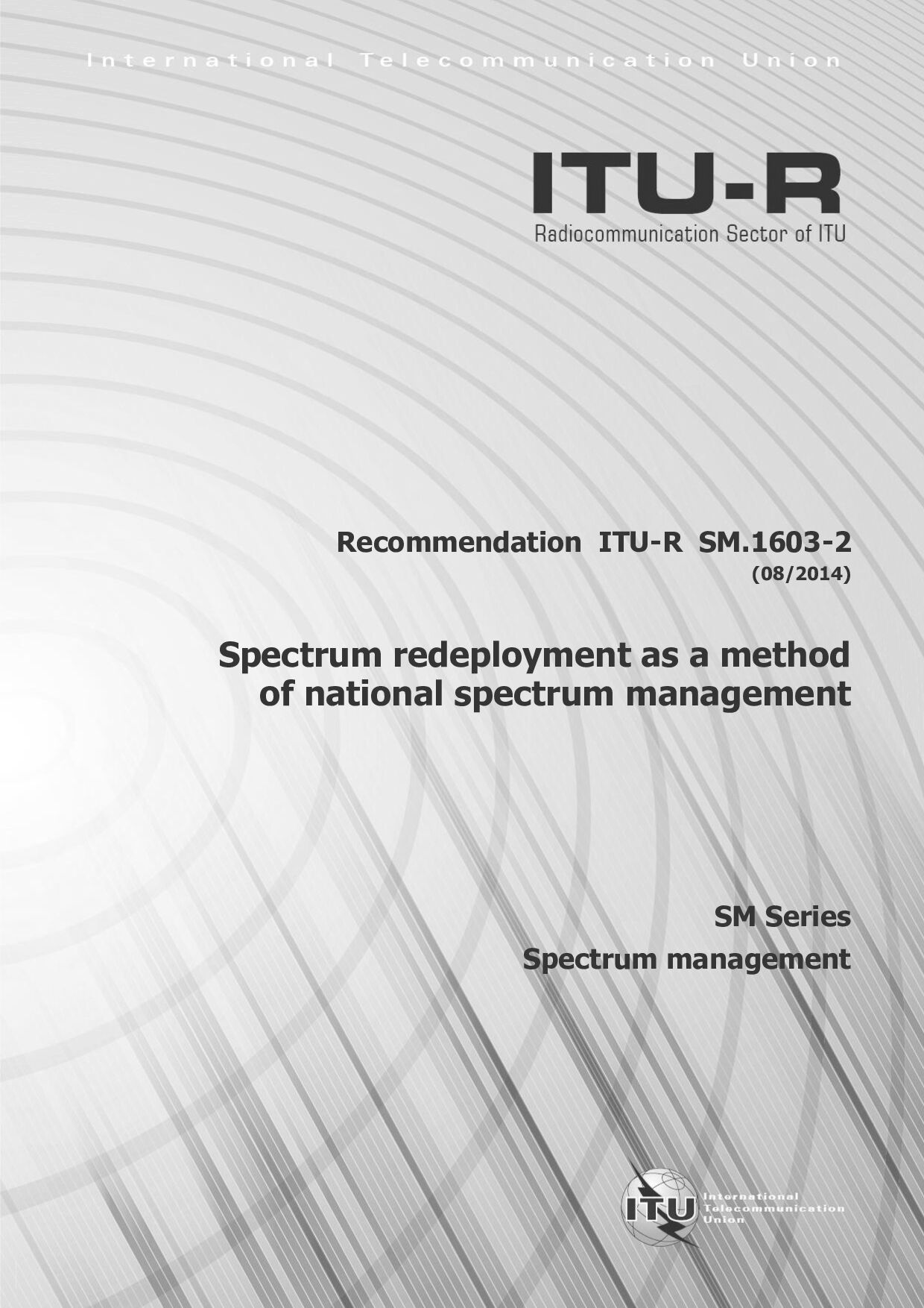 ITU-R SM.1603-2-2014封面图