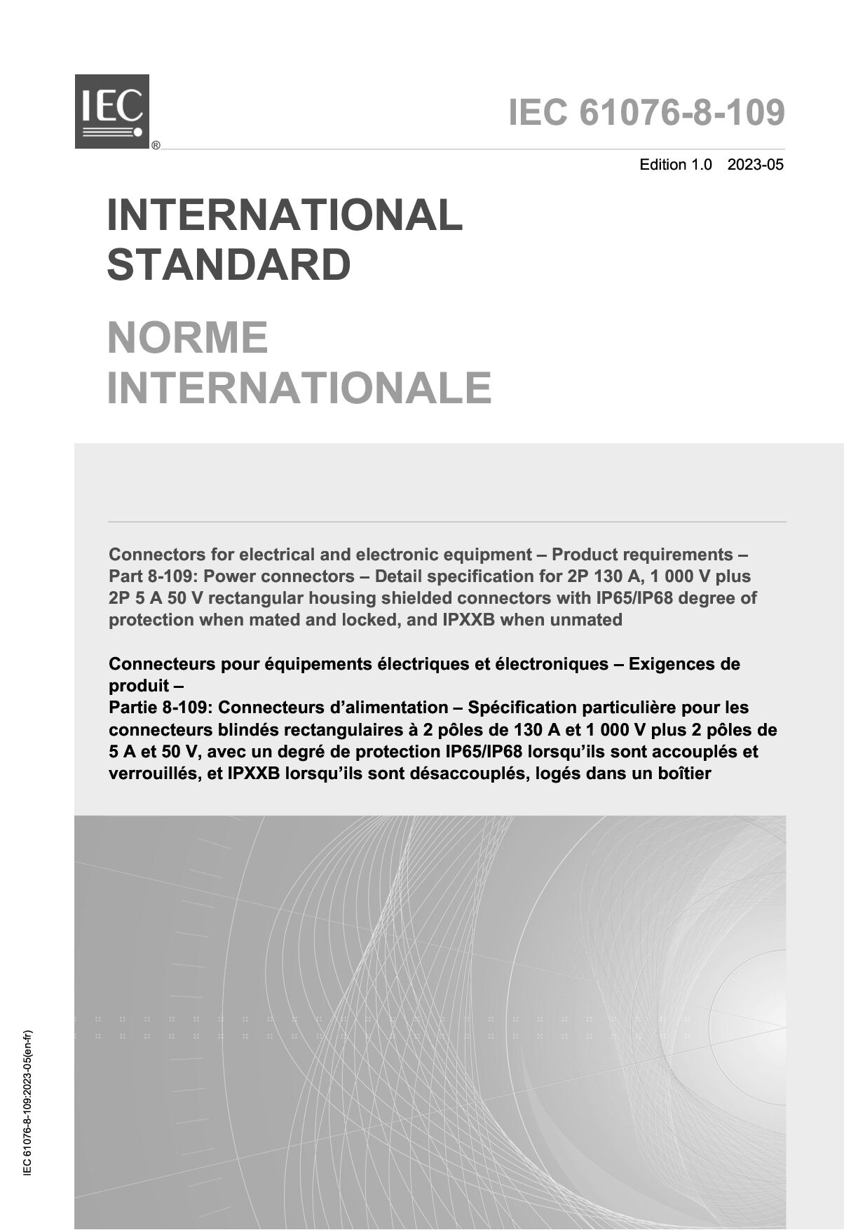 IEC 61076-8-109:2023封面图