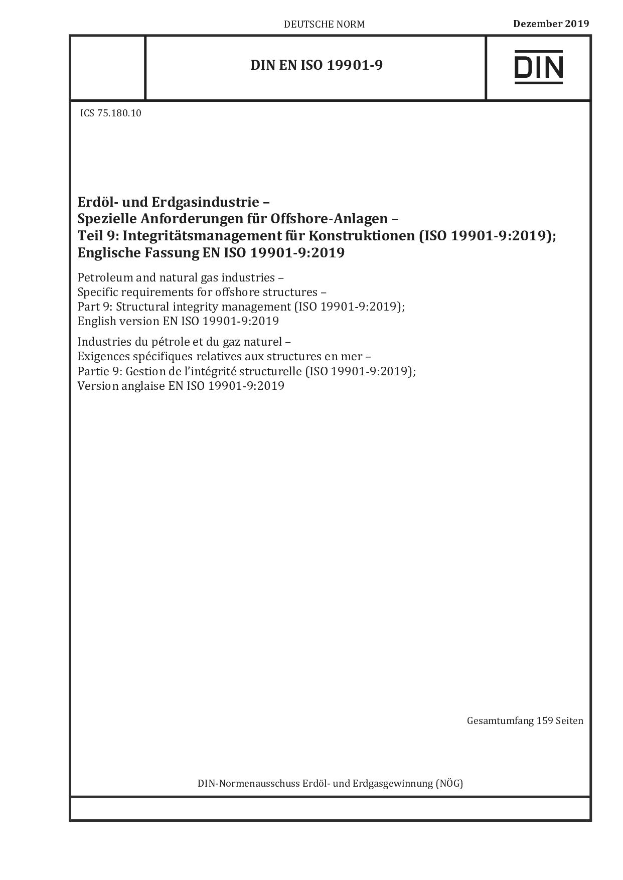 DIN EN ISO 19901-9:2019-12