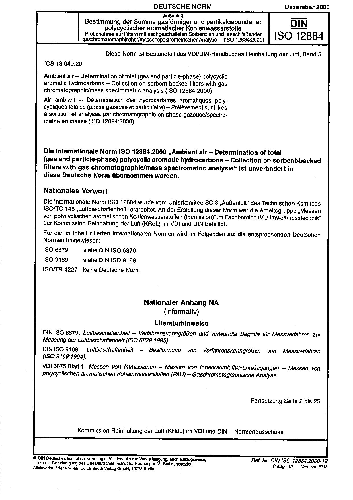 DIN ISO 12884:2000-12封面图