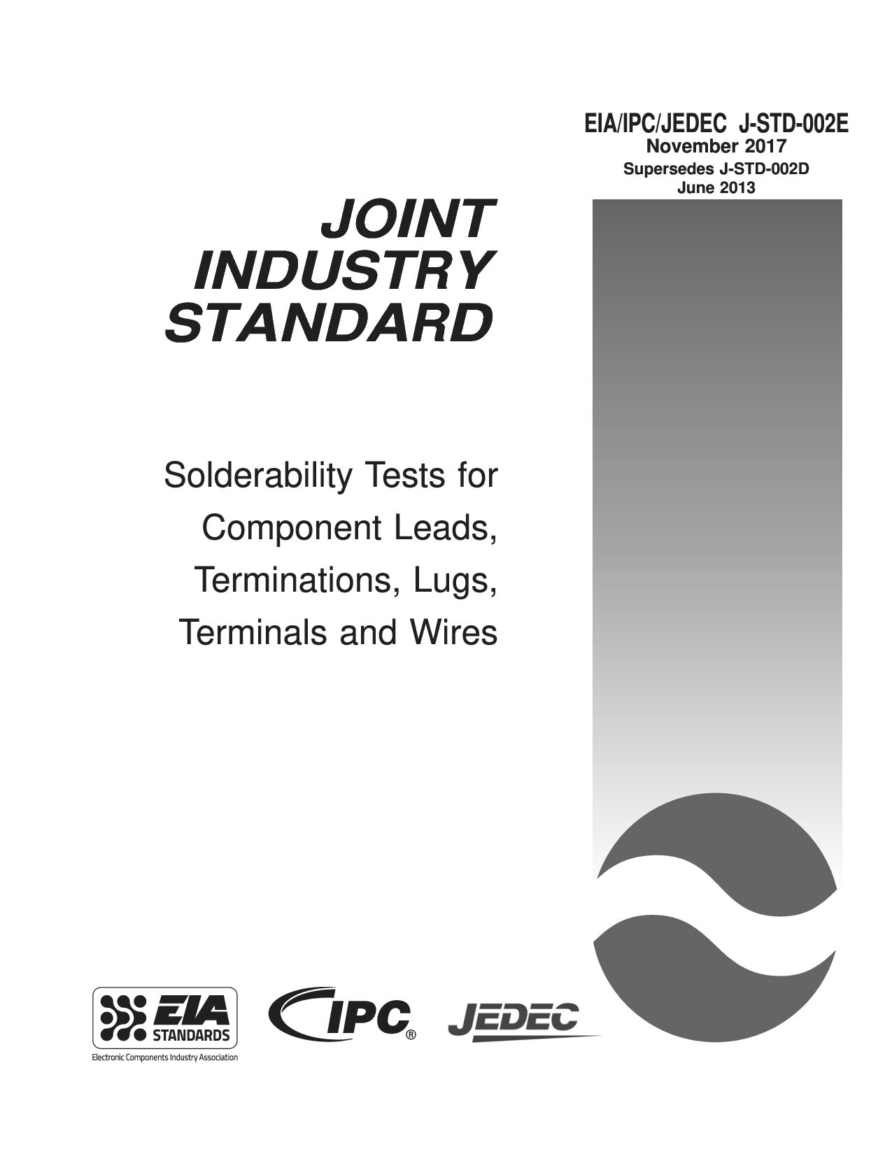 EIA IPC JEDEC J-STD-002E-2017封面图