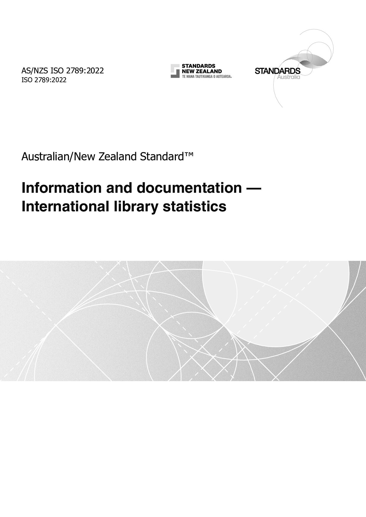 AS/NZS ISO 2789:2022封面图