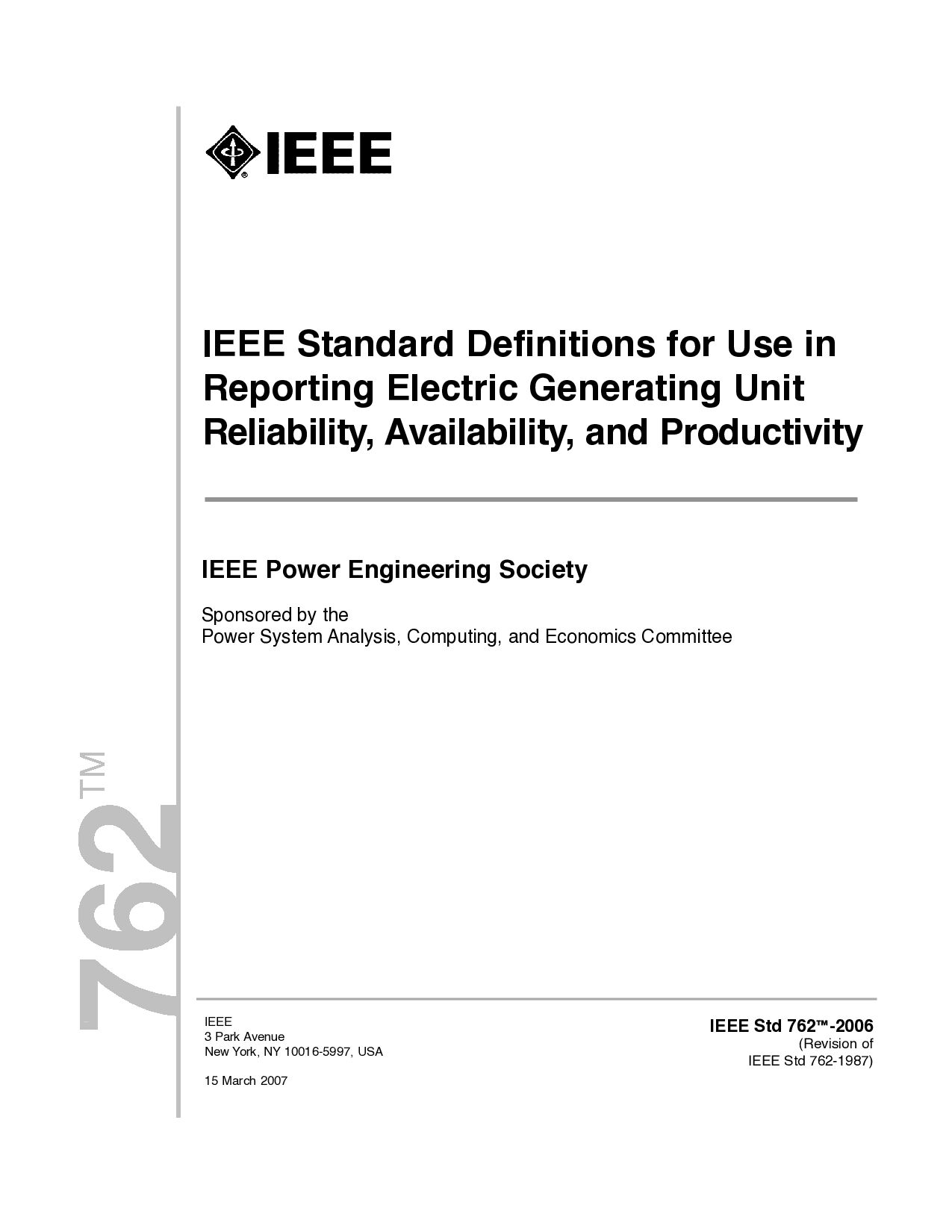 IEEE 762-2006封面图