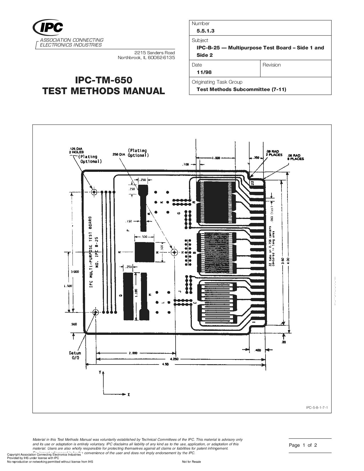IPC TM-650 5.5.1.3-1998封面图
