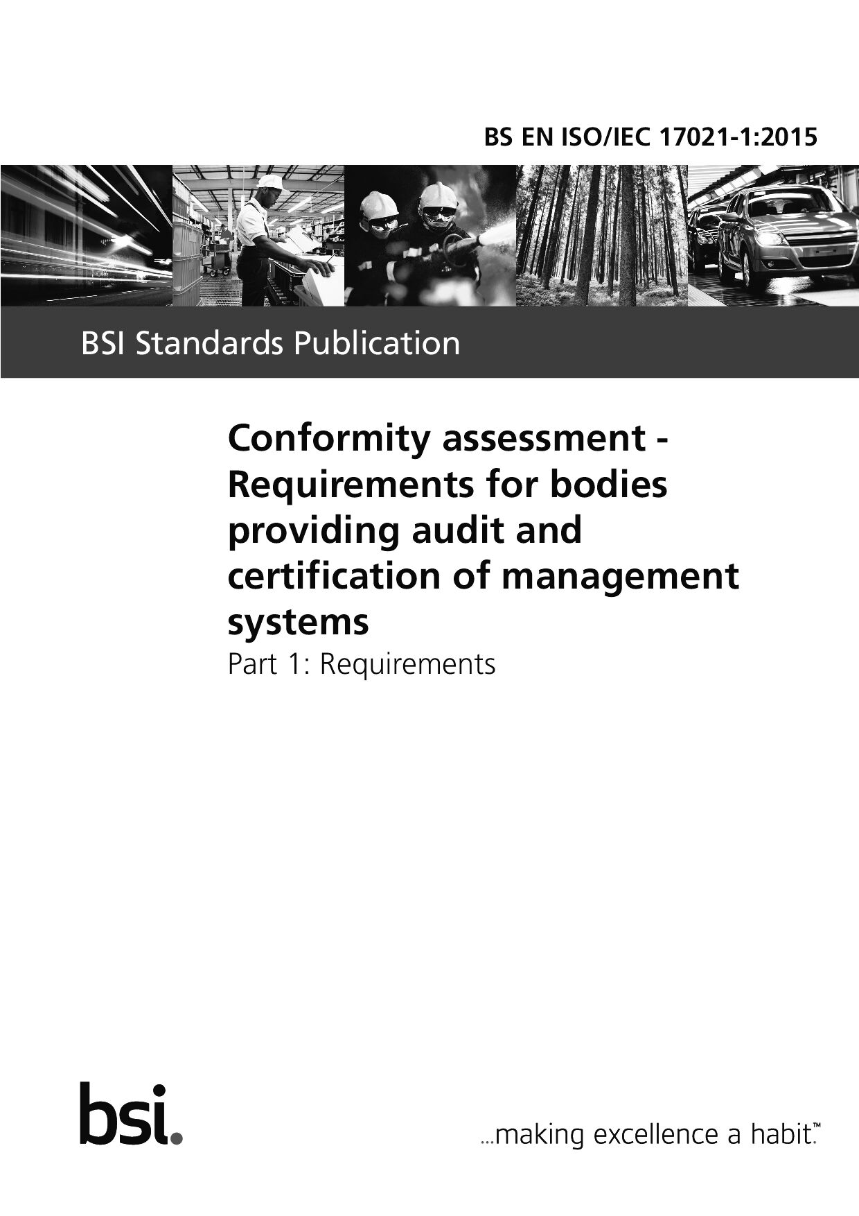 BS EN ISO/IEC 17021-1:2015封面图