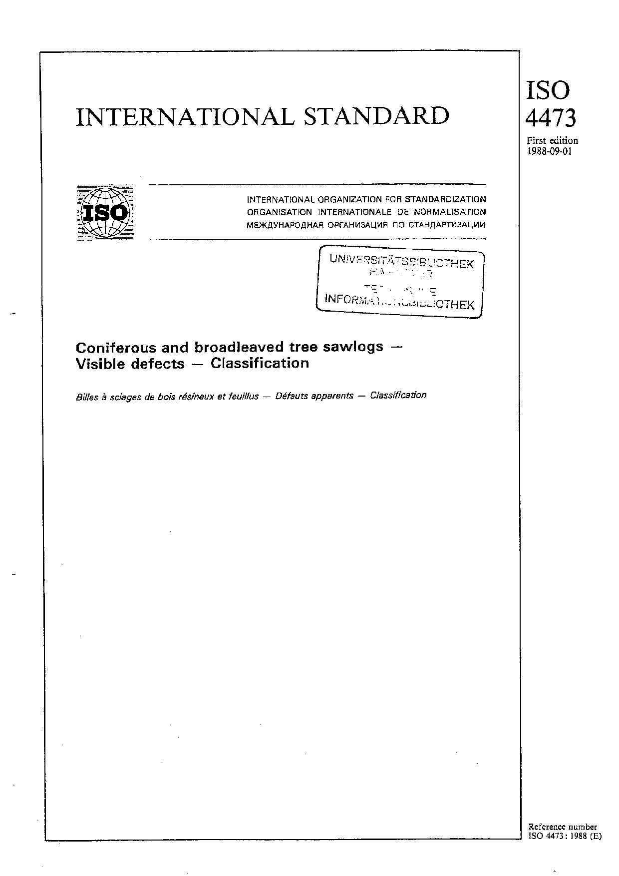 ISO 4473:1988封面图