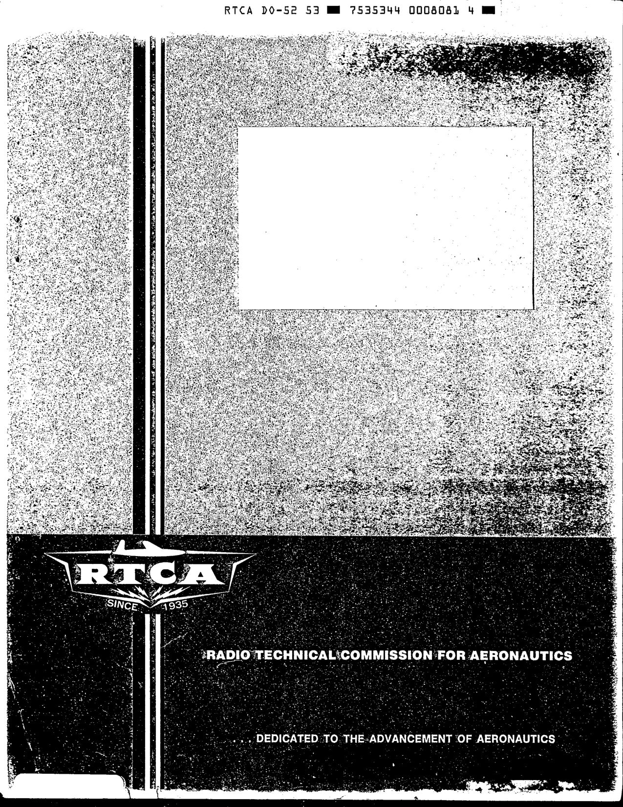 RTCA DO-052-1953封面图