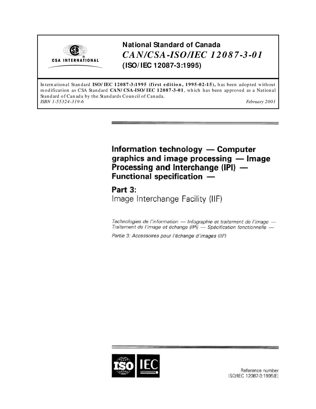 CAN/CSA-ISO/IEC 12087-3:2001