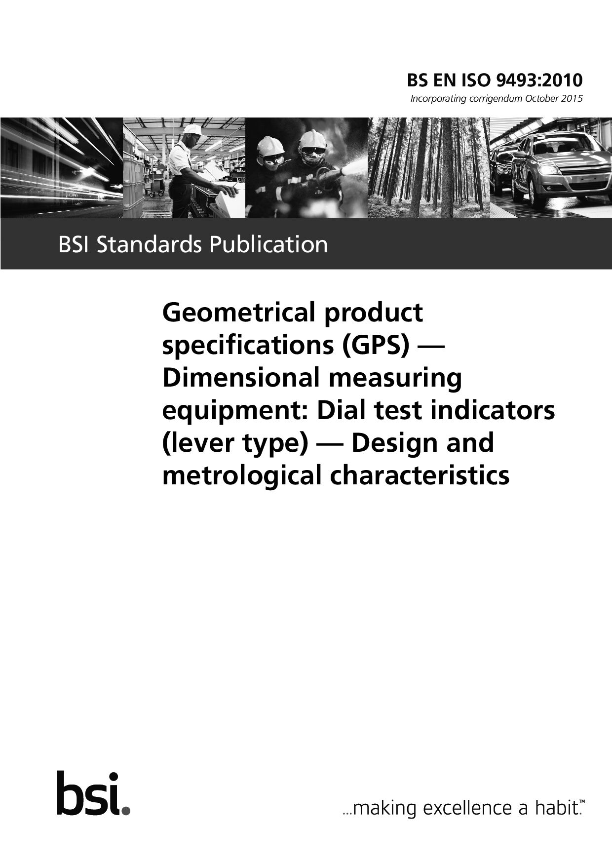 BS EN ISO 9493:2010(2015)封面图