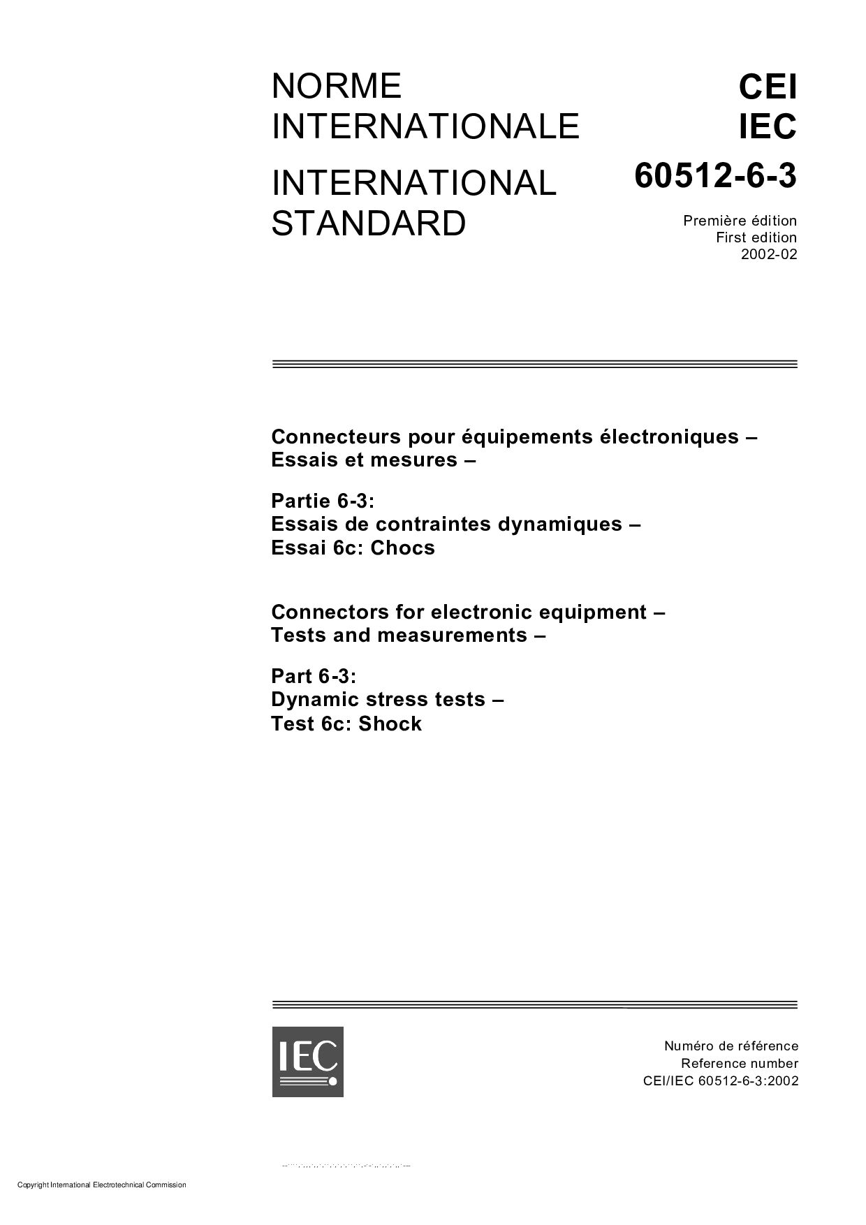 IEC 60512-6-3:2002封面图