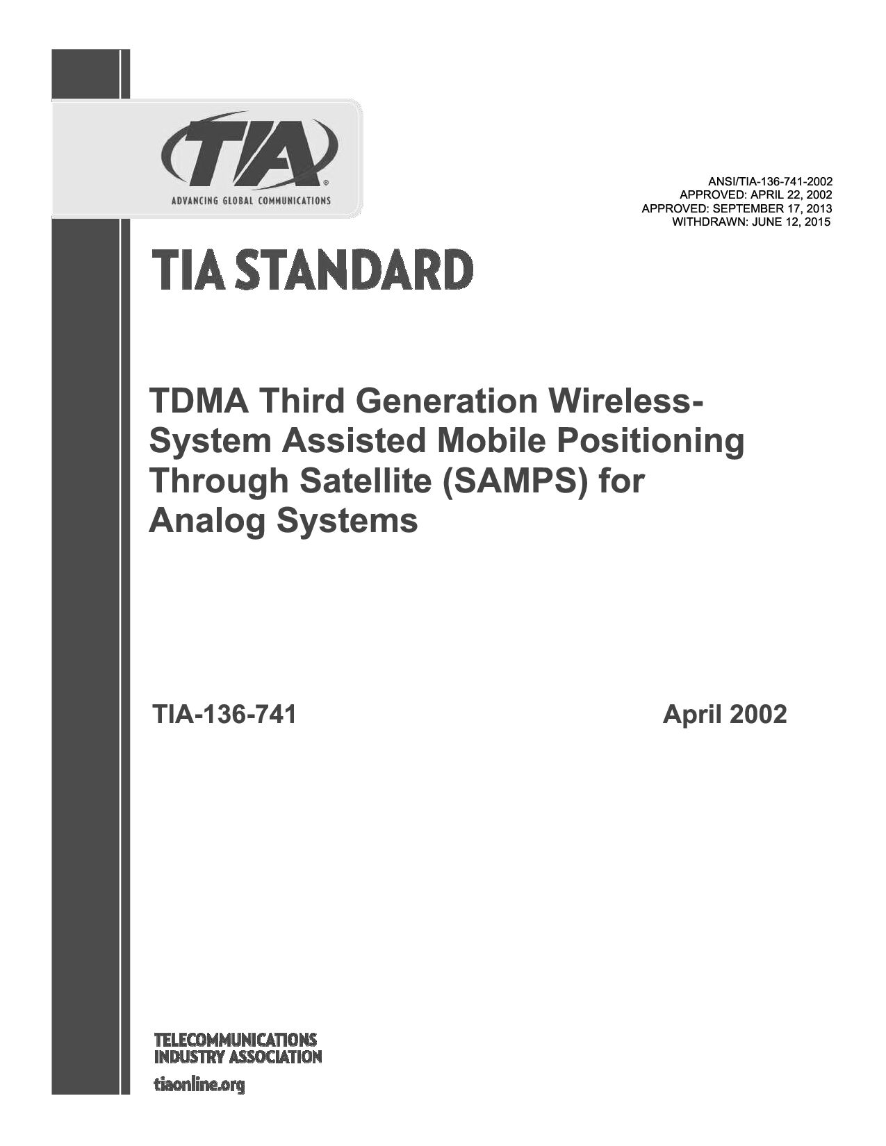 ANSI/TIA-136-741-2002(2015)封面图