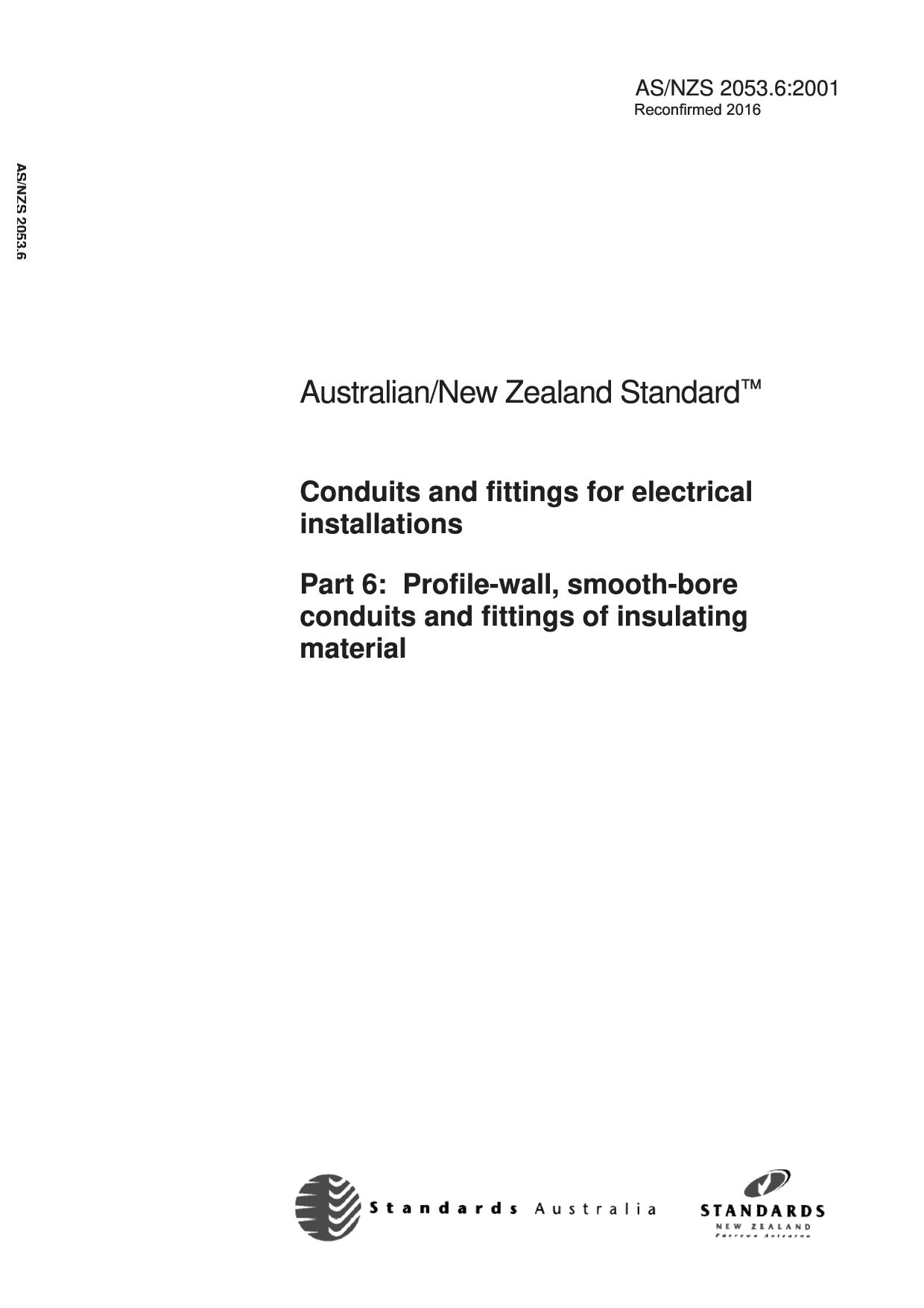 AS/NZS 2053.6:2001(R2016)封面图