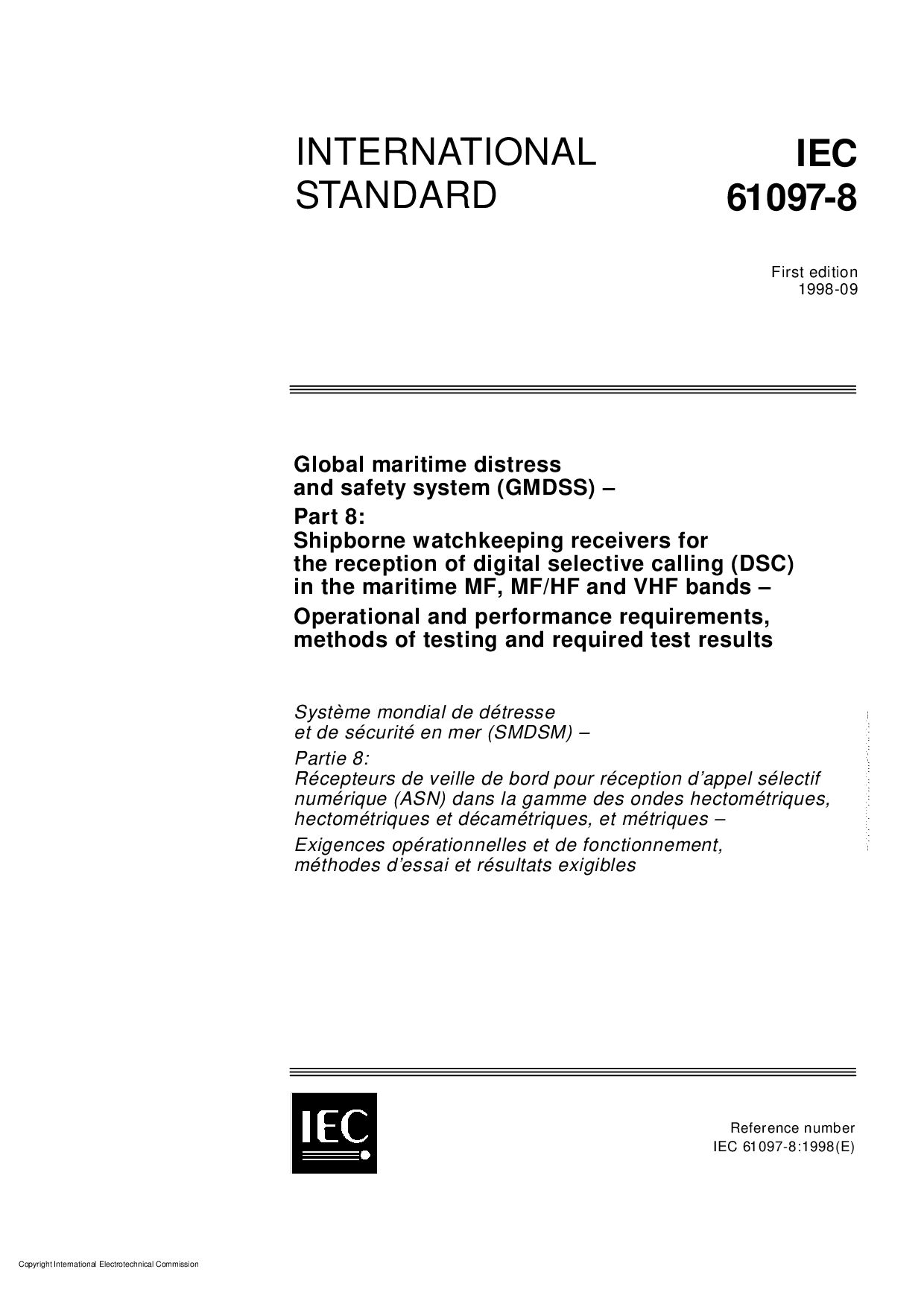 IEC 61097-8-1998