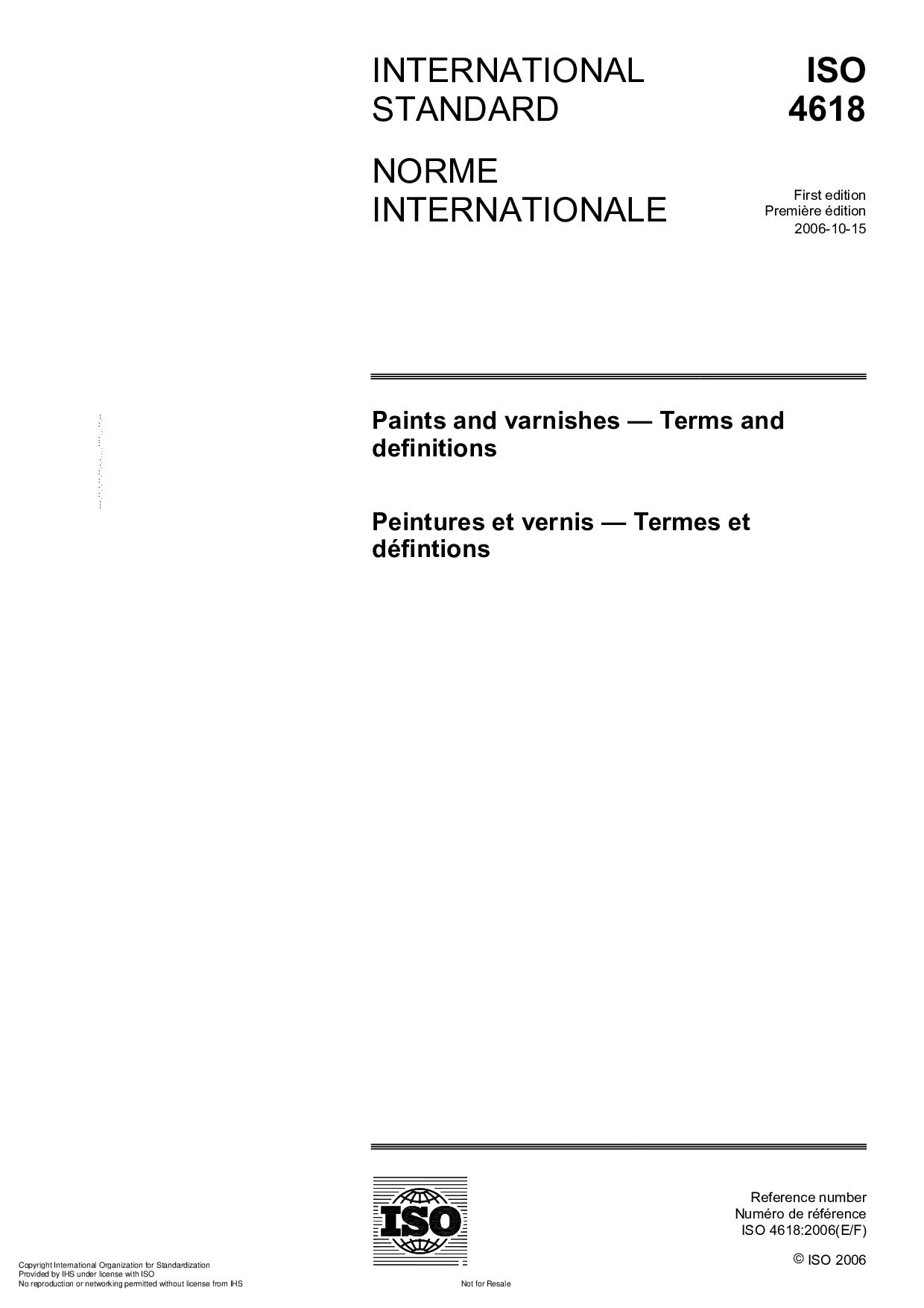 ISO 4618:2006封面图