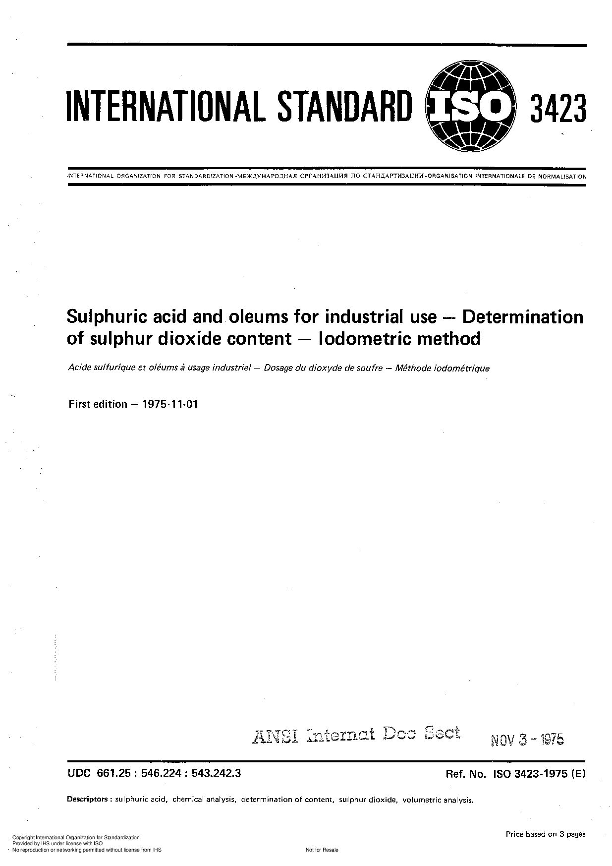 ISO 3423:1975封面图