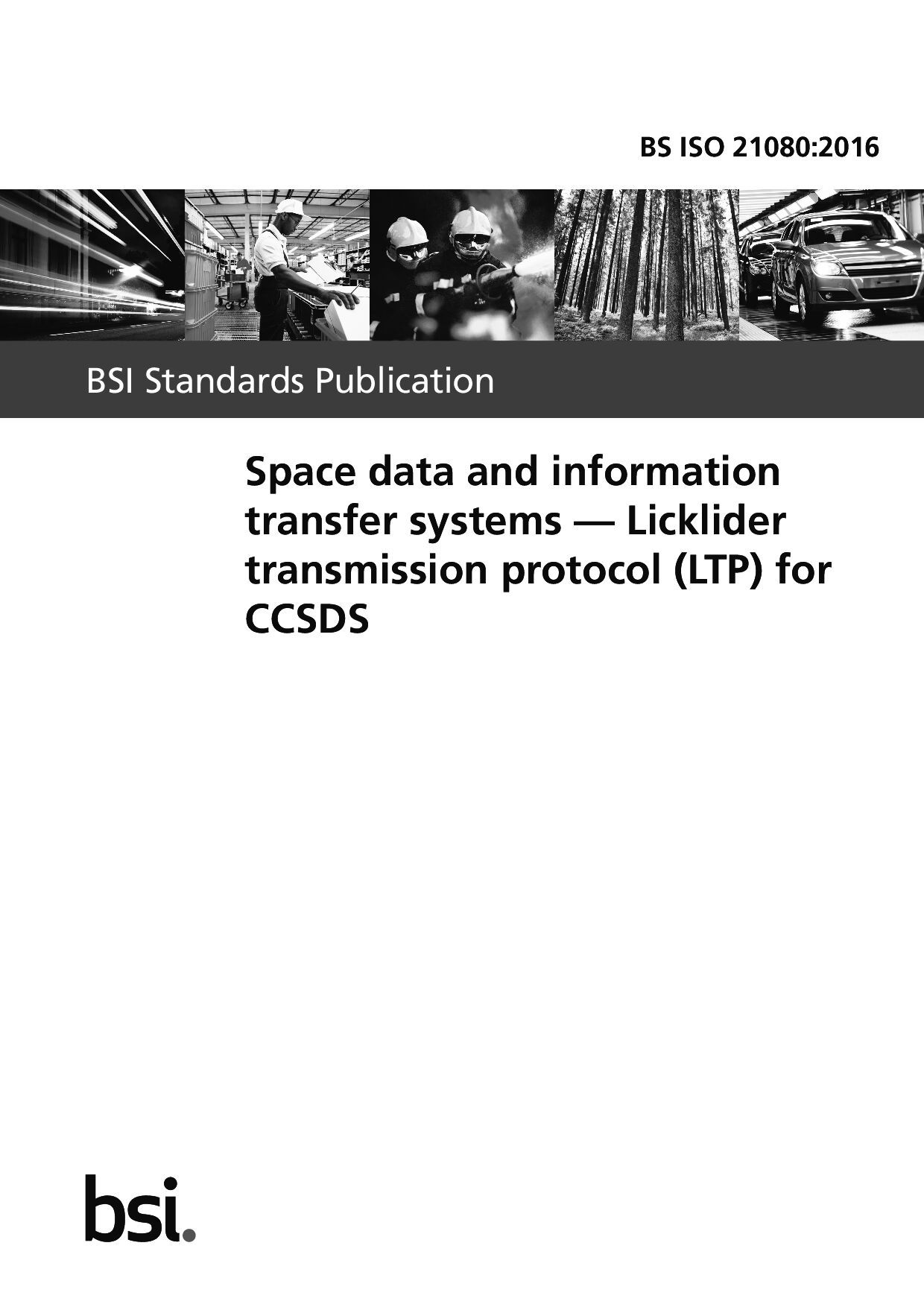 BS ISO 21080:2016封面图