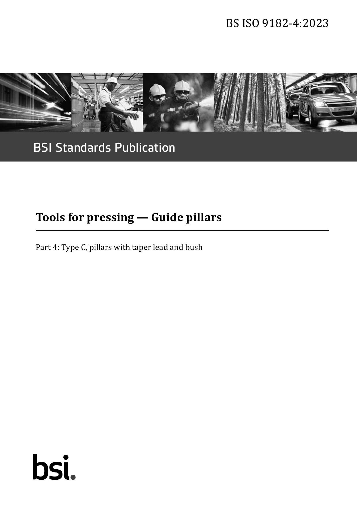 BS ISO 9182-4:2023封面图