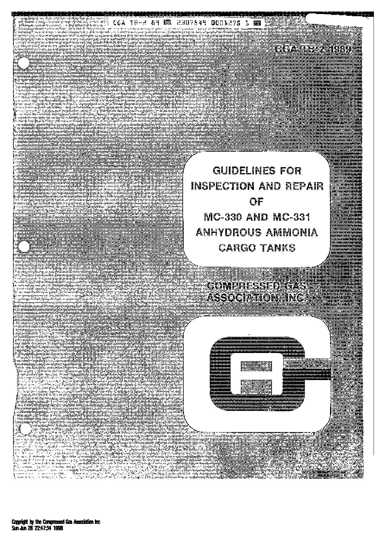 CGA TB-2-1989封面图
