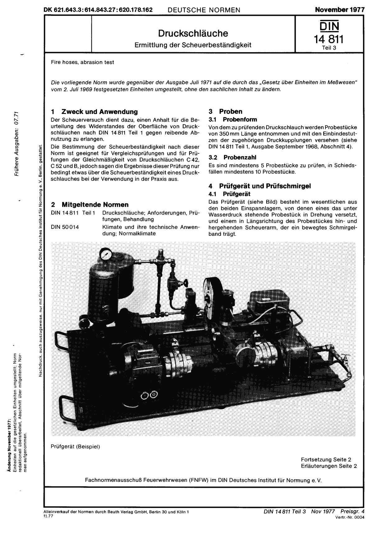 DIN 14811-3:1977封面图