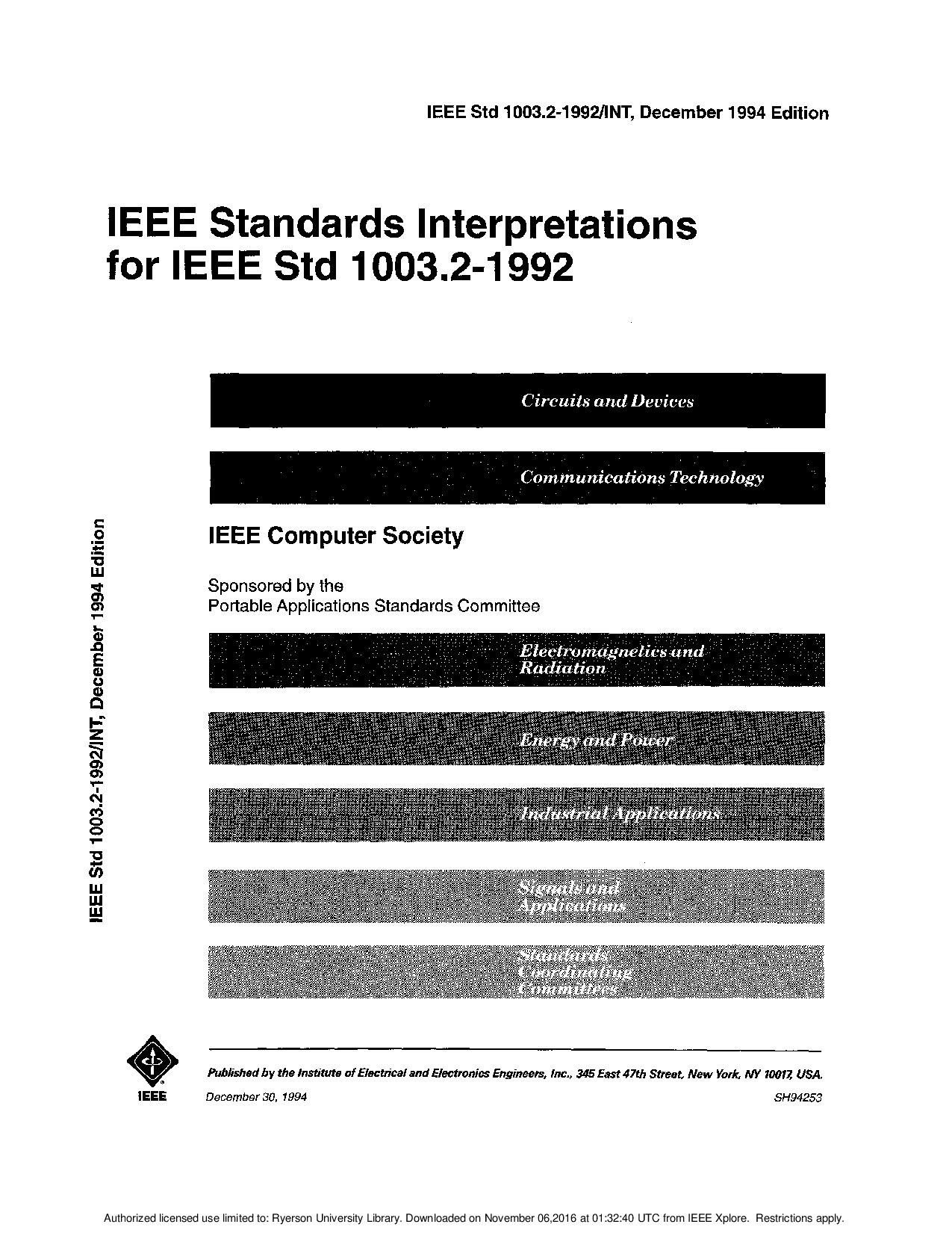 IEEE Std 1003.2-1992 Int-1994封面图