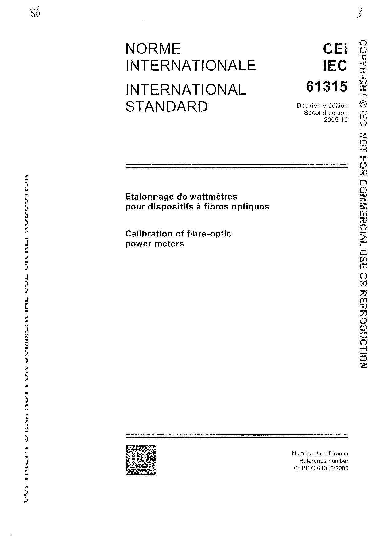 IEC 61315:2005封面图