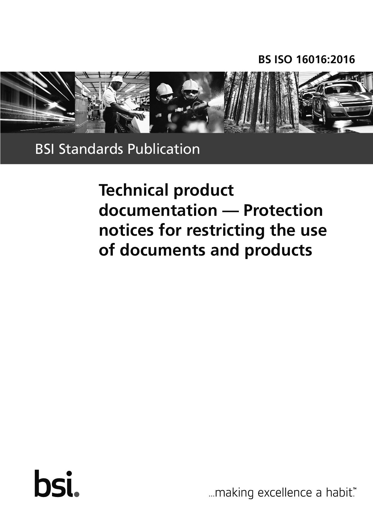 BS ISO 16016:2016封面图