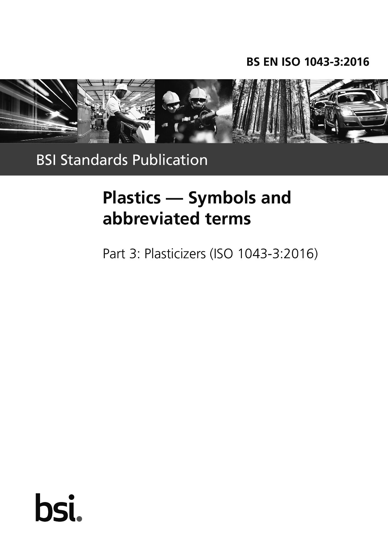 BS EN ISO 1043-3:2016