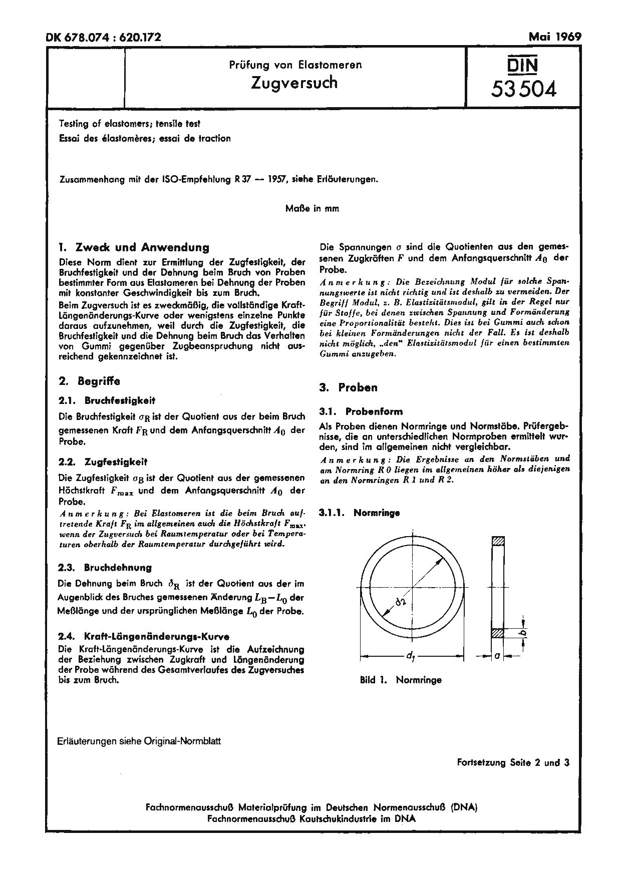 DIN 53504:1969封面图