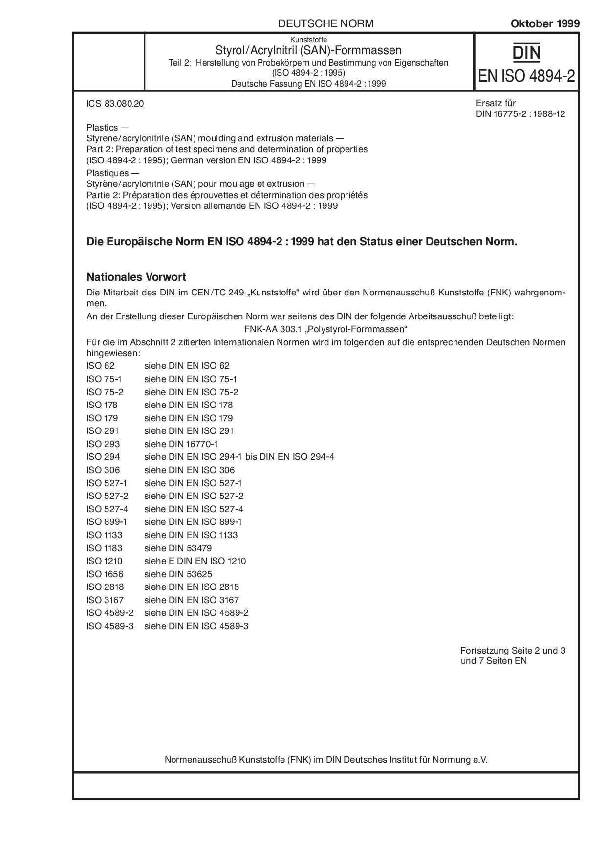 DIN EN ISO 4894-2:1999