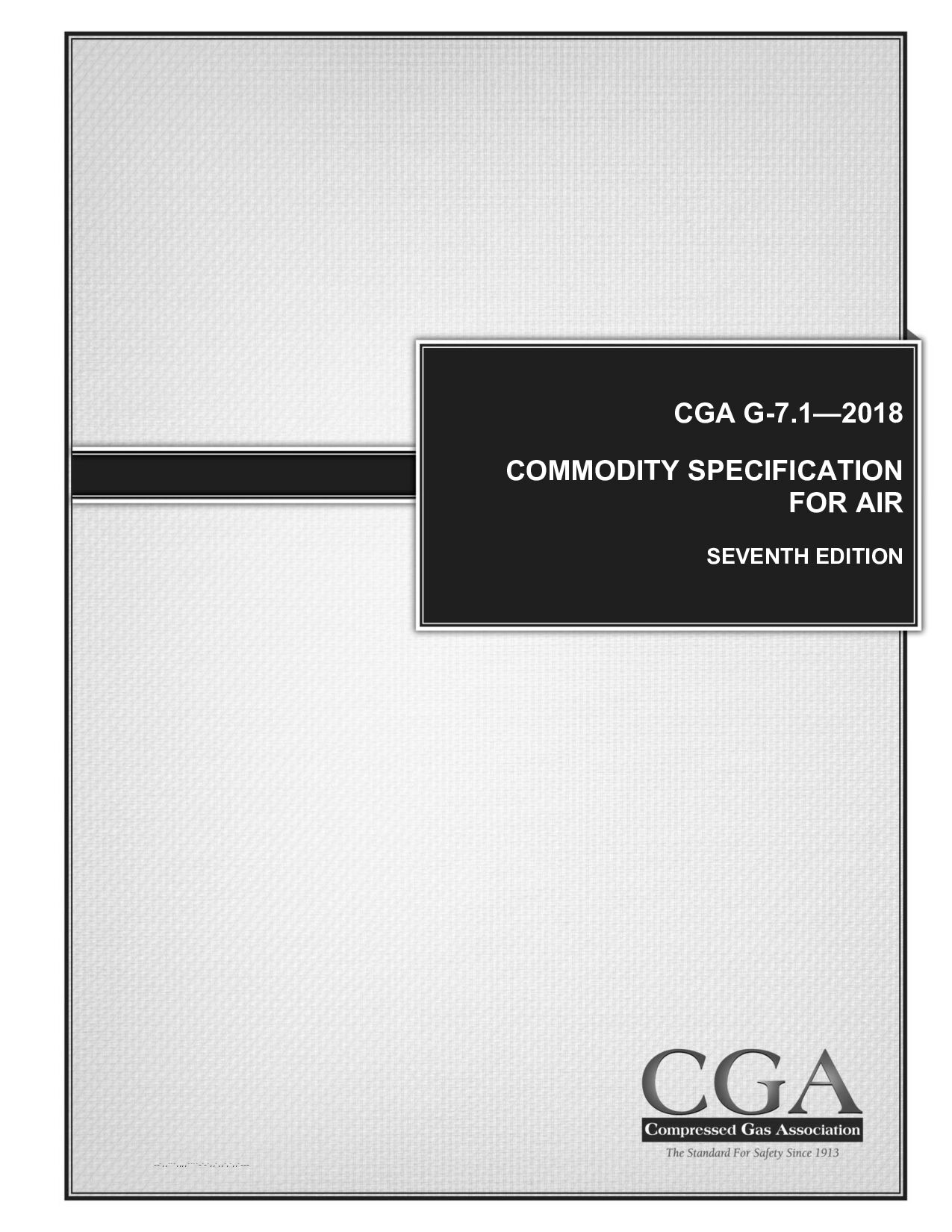 CGA G-7.1-2018封面图