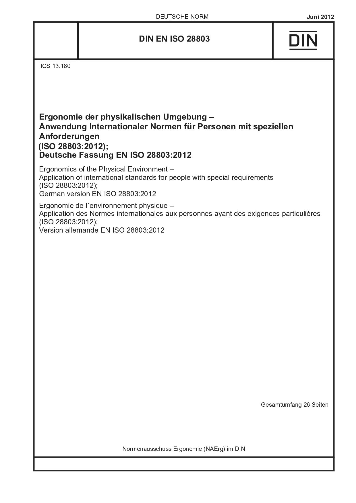 DIN EN ISO 28803:2012-06封面图