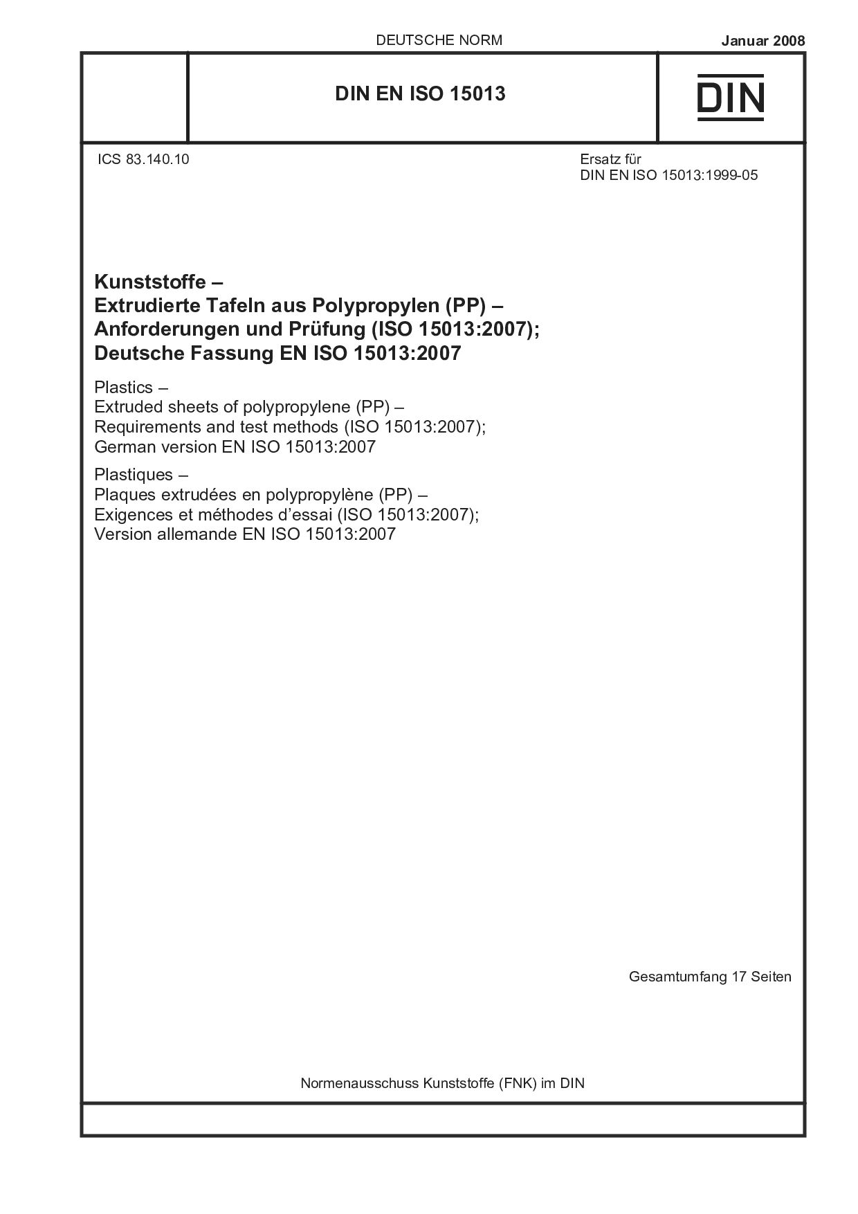 DIN EN ISO 15013:2008封面图