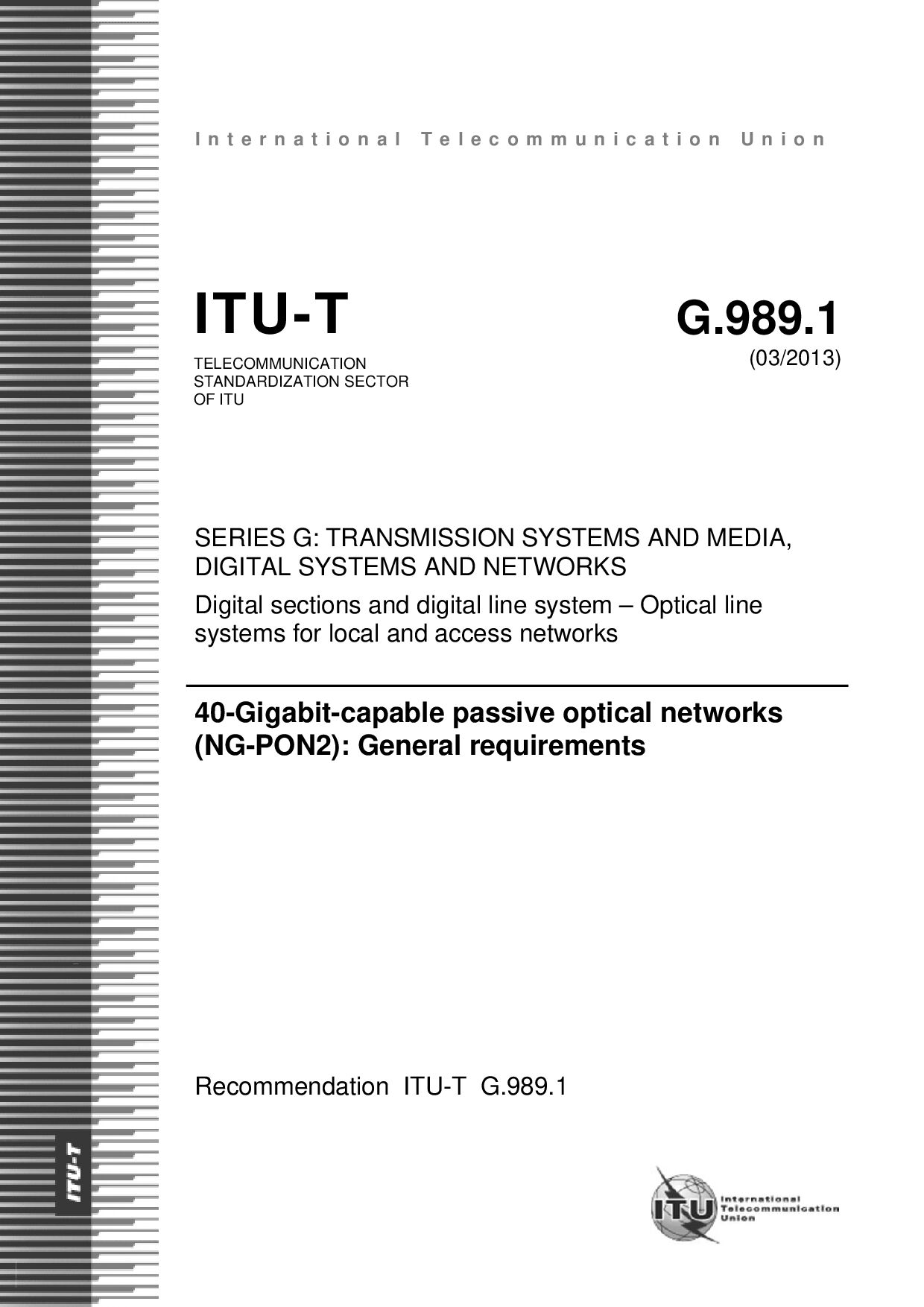 ITU-T G.989.1-2013封面图